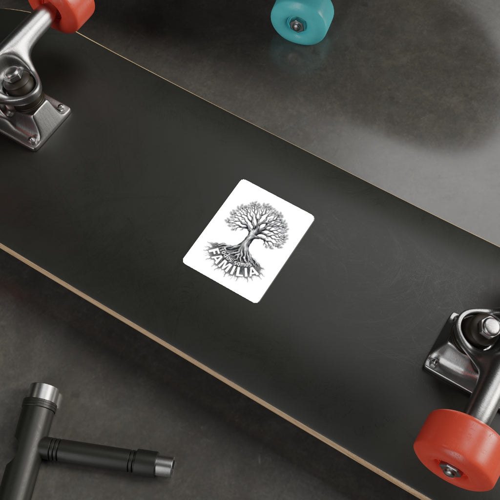 Die-Cut Stickers - Todos Somos Familia-We Are All Family - EqualiTees.Me