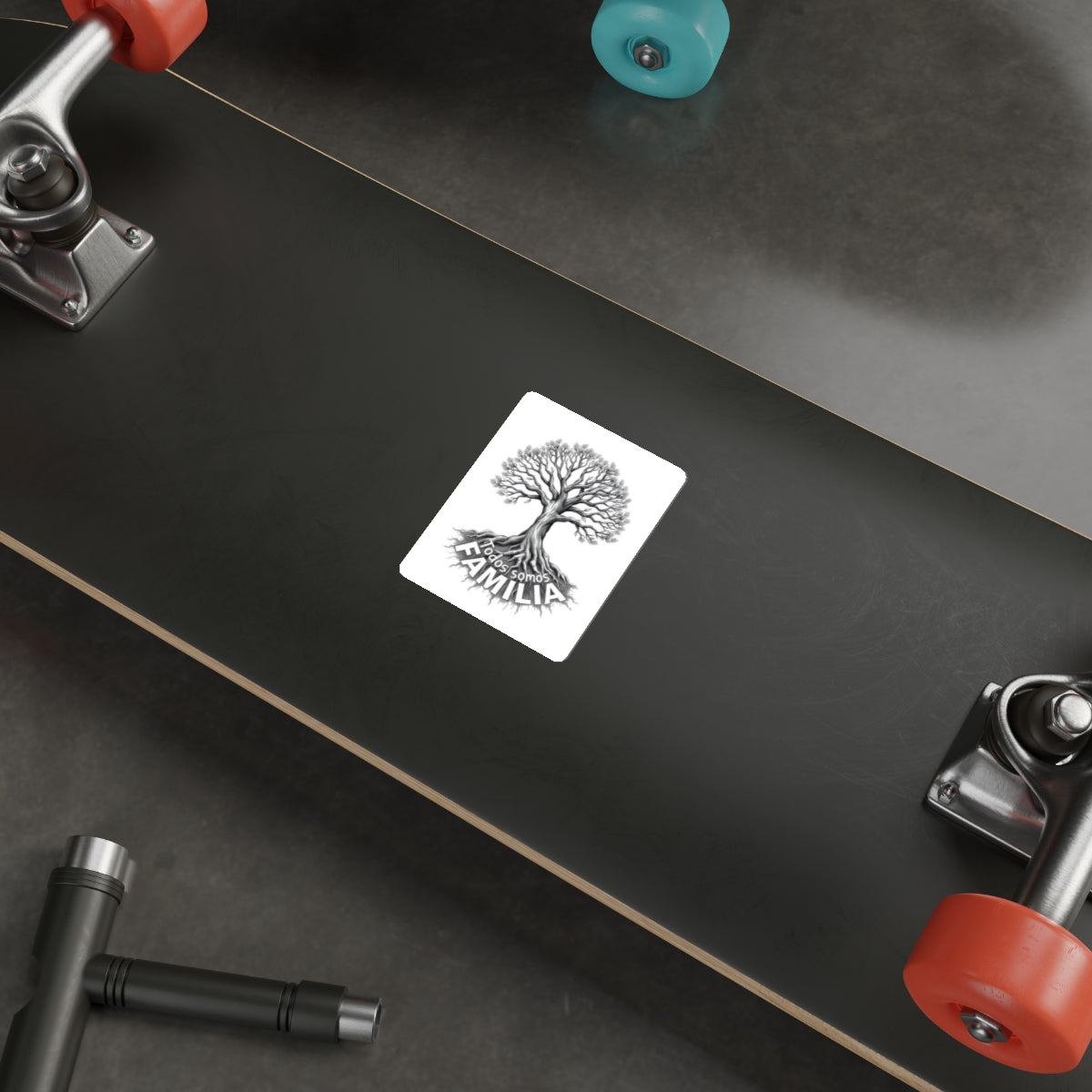 Die-Cut Stickers - Todos Somos Familia-We Are All Family - EqualiTees.Me