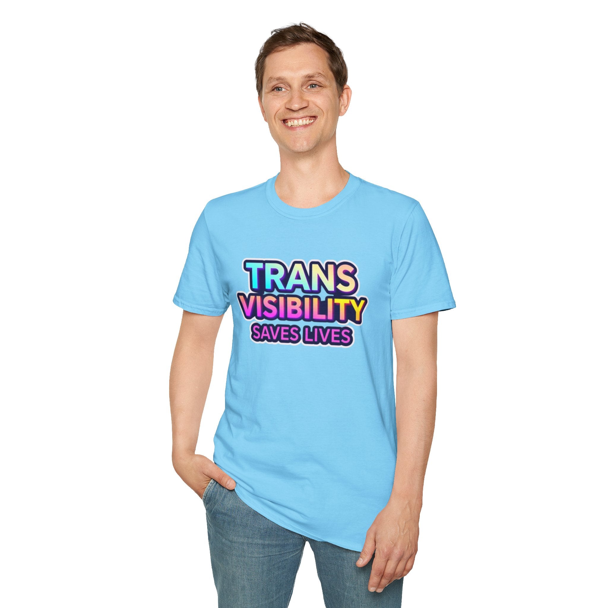 Trans Visibility Saves Lives Statement T-shirt