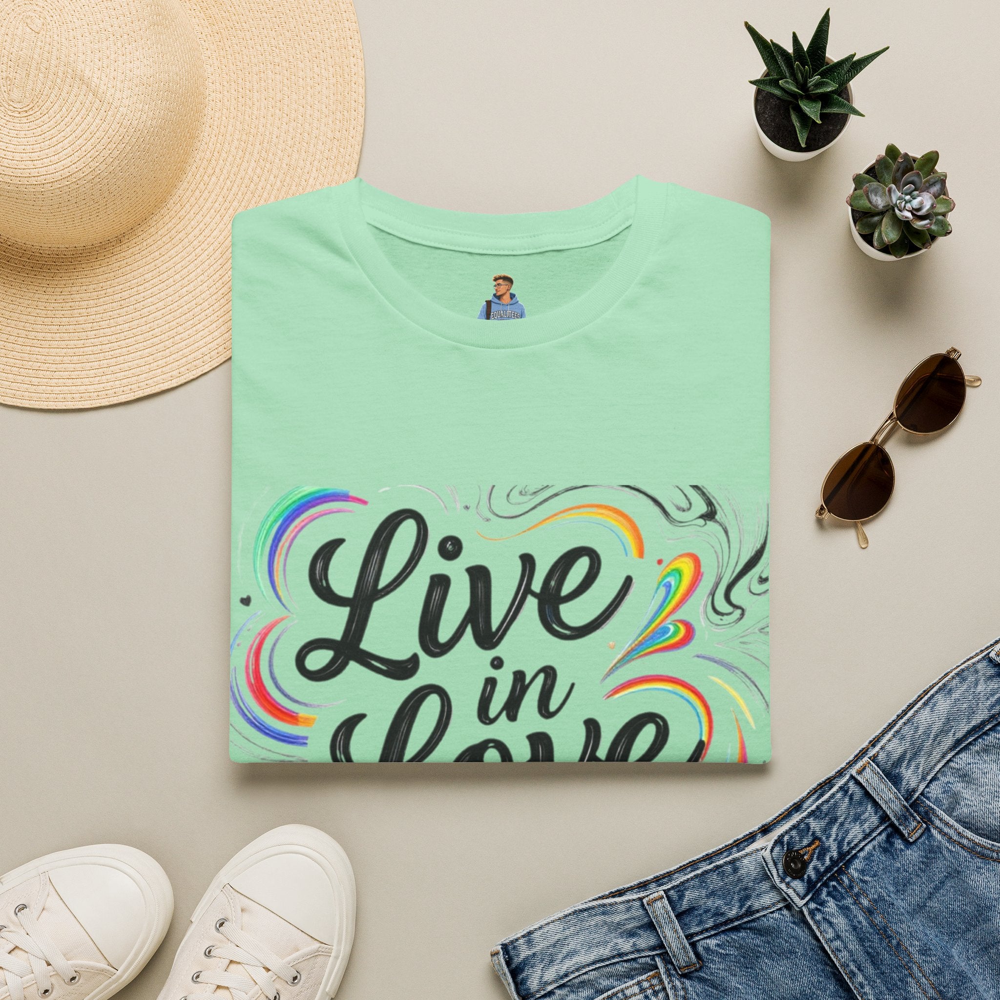 Live in Love Inspirational T-Shirt