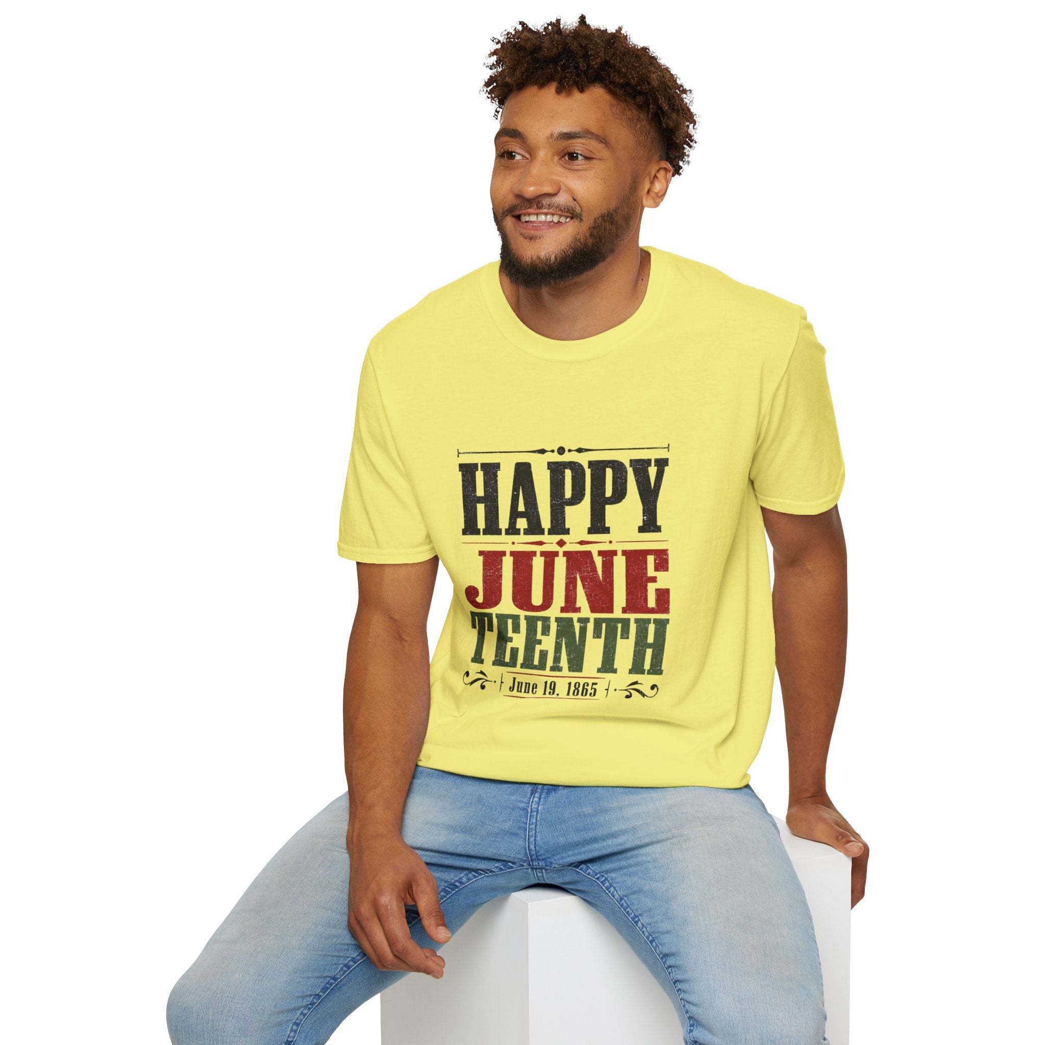 Juneteenth T-Shirt — "Happy Juneteenth" Celebration Tee