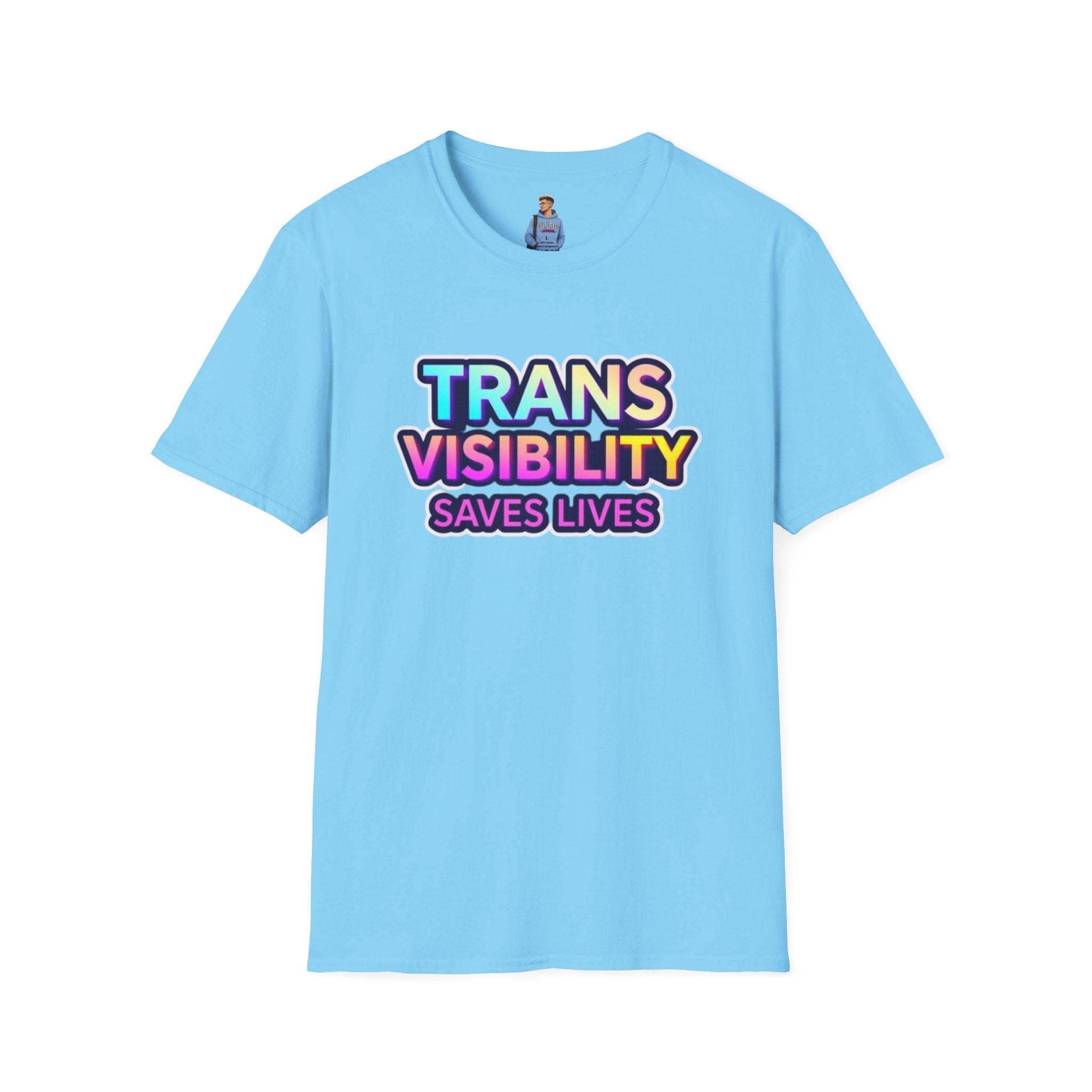 Trans Visibility Saves Lives Statement T-shirt