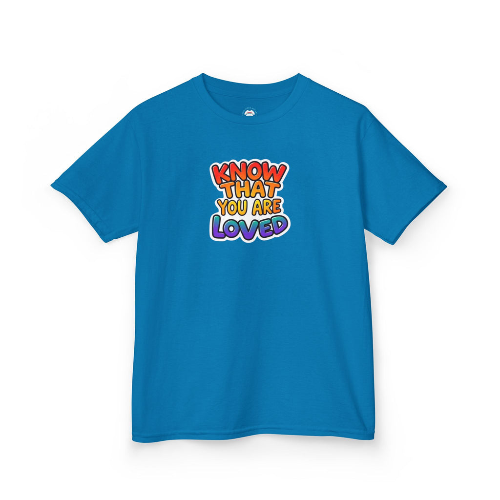 Know That You Are Loved Heavy Cotton™ Tee - Peace Tee for Children - EqualiTees.Me