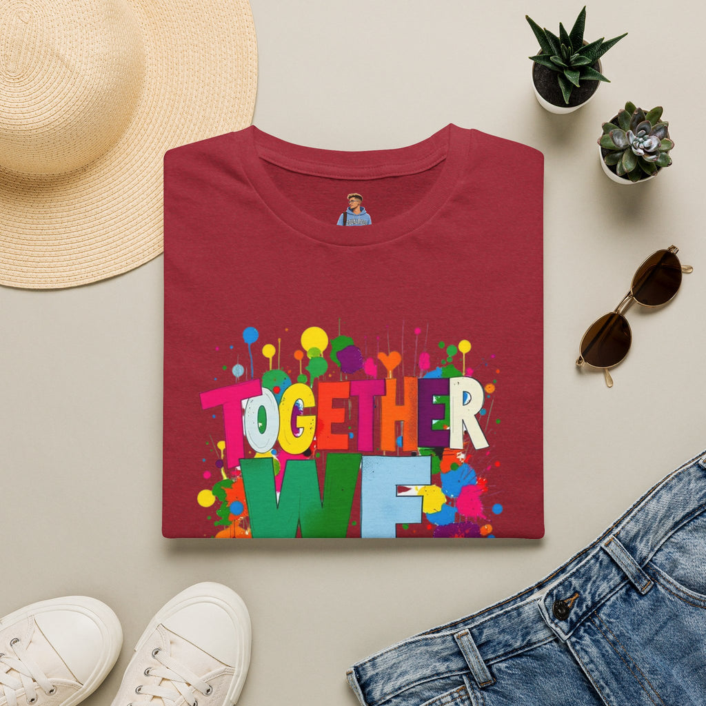 Juntos nos levantamos Camiseta unisex de estilo suave