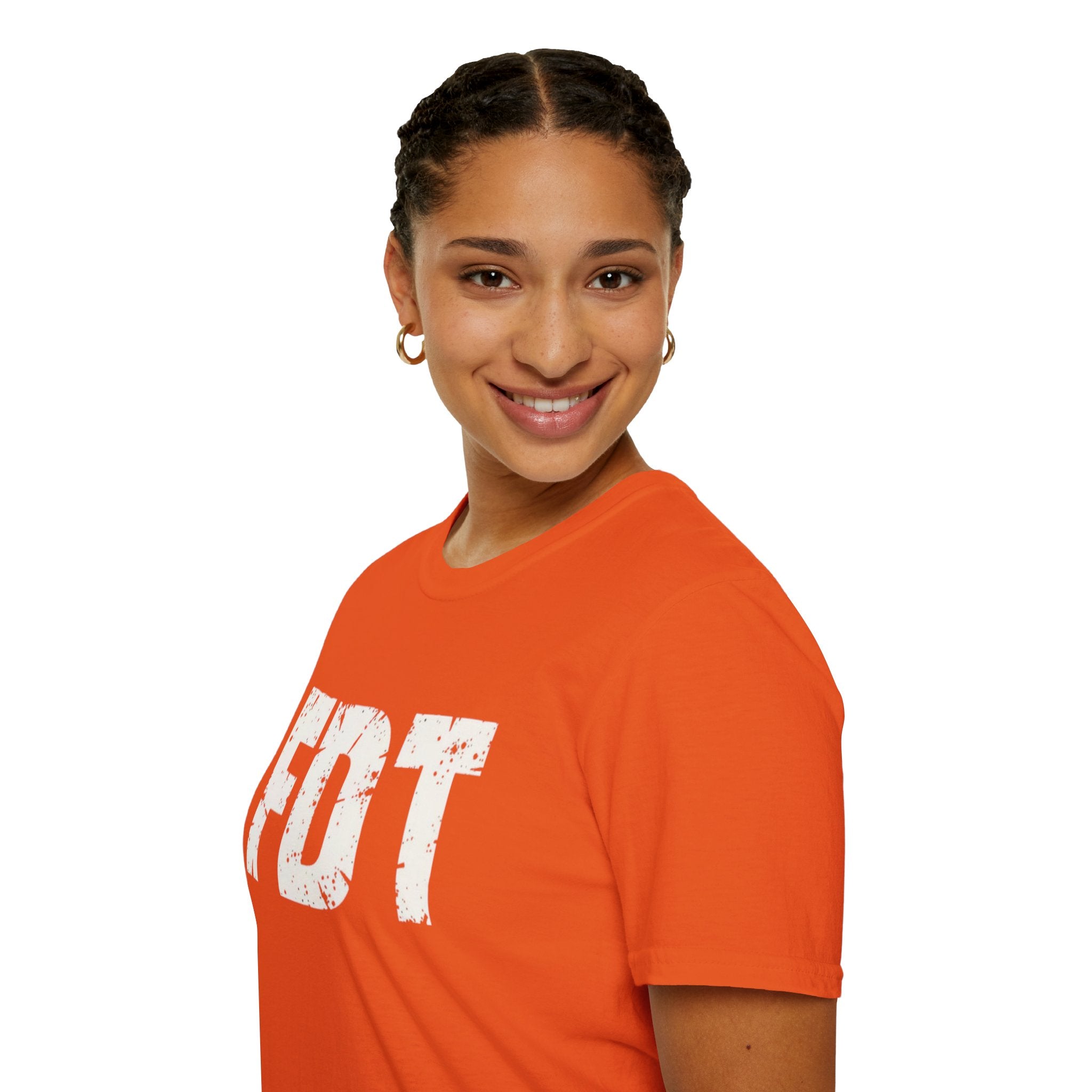 FDT Political Protest Distressed Graphic T-Shirt