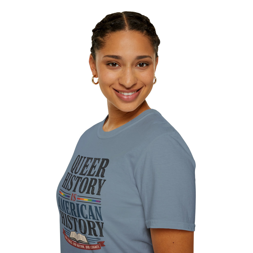 Queer History Is American — Graphic T-Shirt