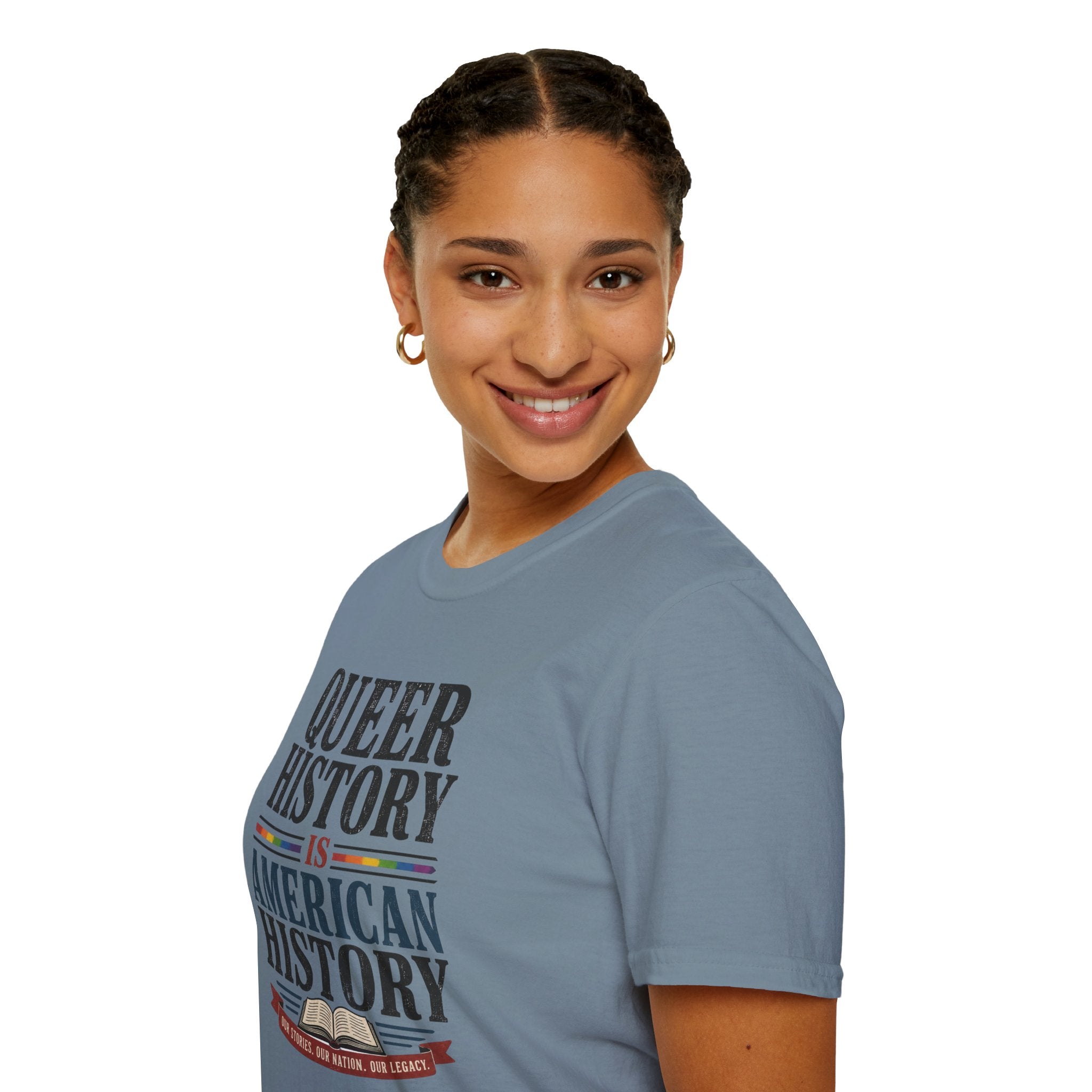 Queer History Is American — Graphic T-Shirt