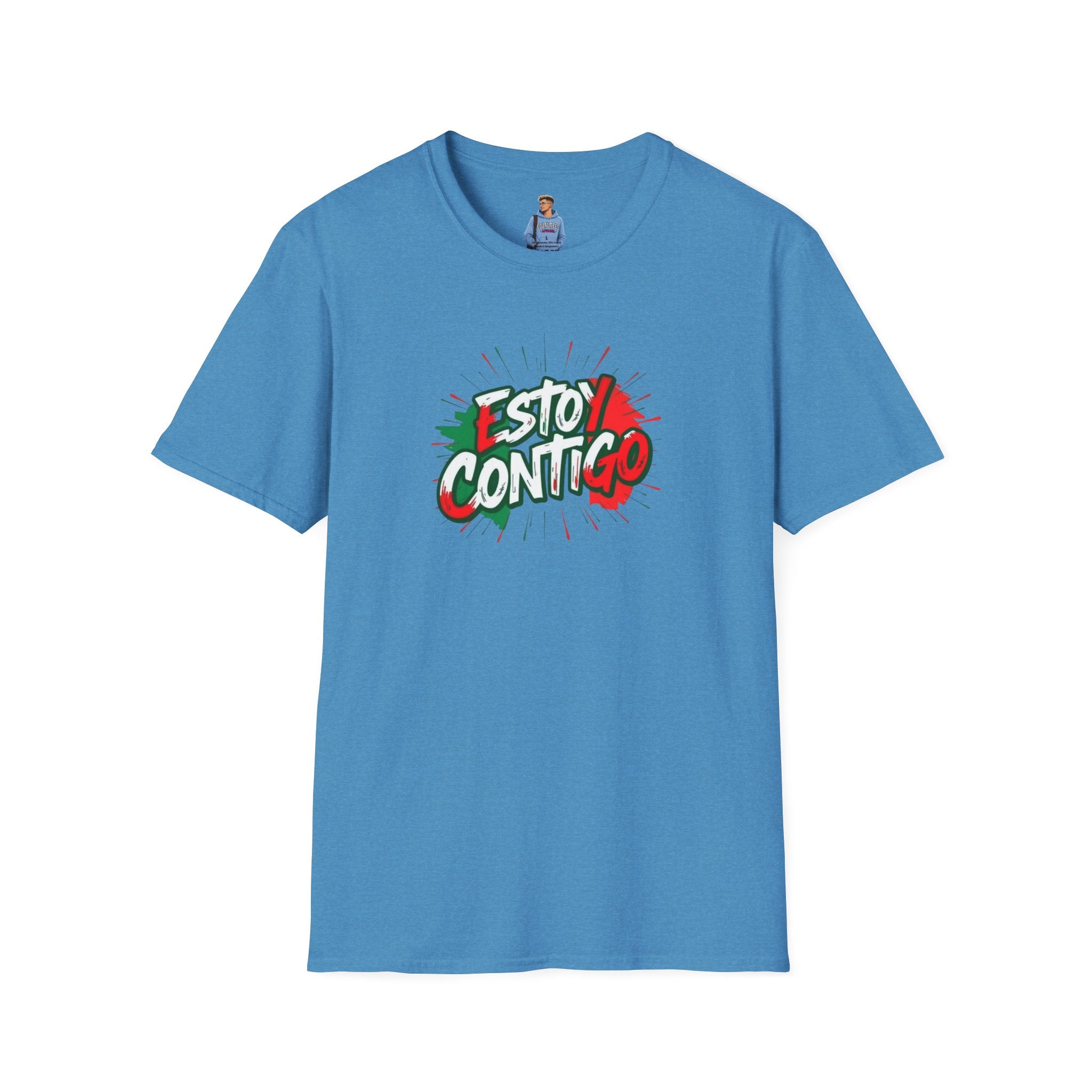 Immigrants Make America Great T-Shirt Estoy Contigo (I Am With You) Unisex Softstyle T-Shirt Classic Protest Tee