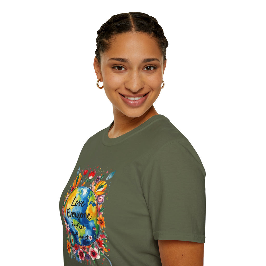 Love Everyone Protect The Planet T-Shirt