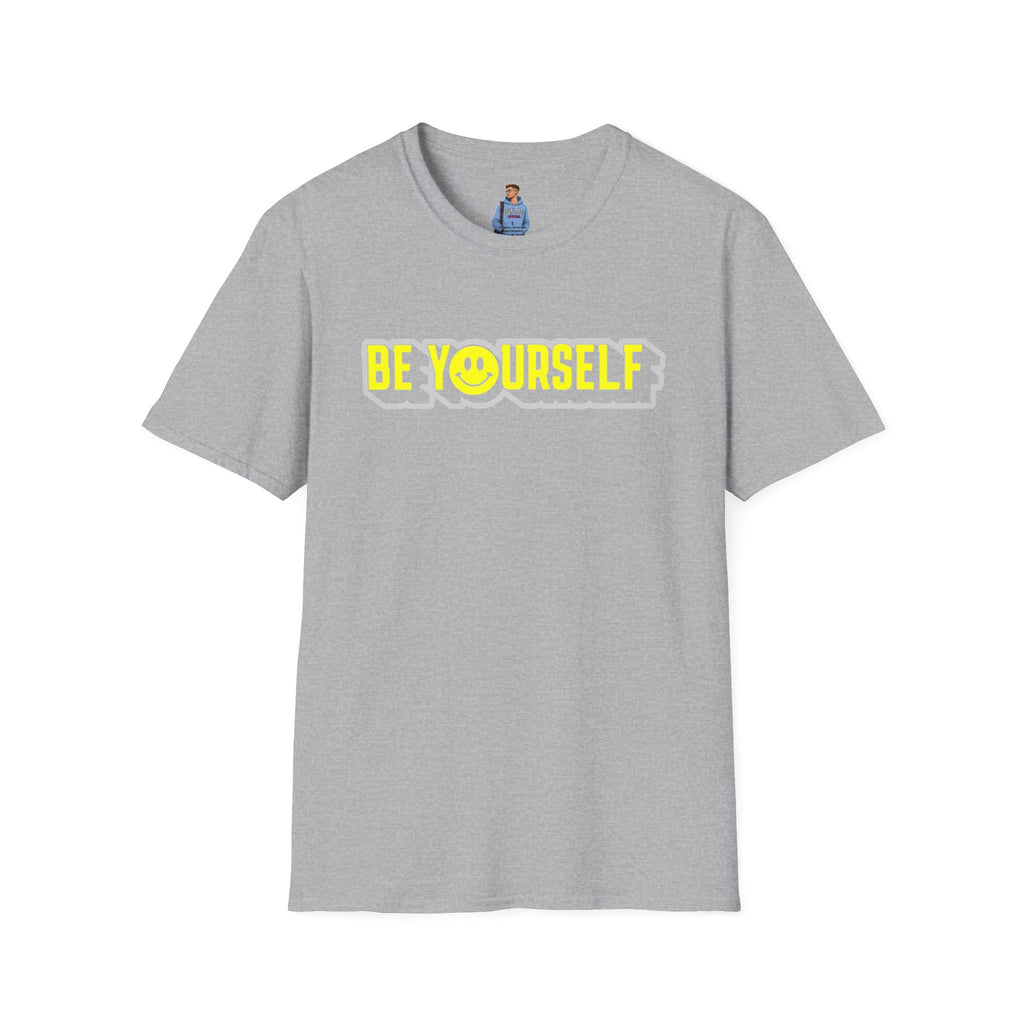 Be Yourself Smiley Unisex Softstyle T-Shirt