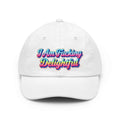 "I Am Fucking Delightful" Retro Rainbow Cap