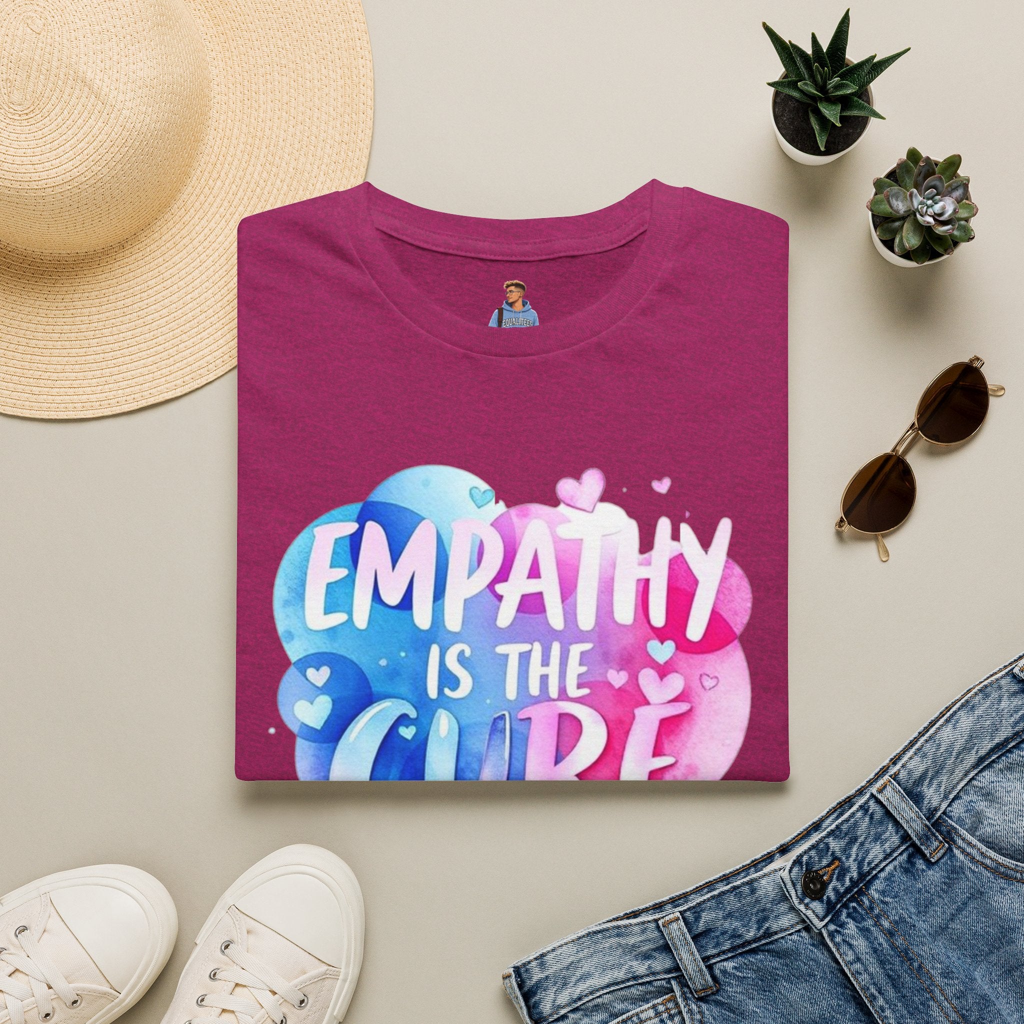 Empathy is the Cure Unisex Softstyle T-Shirt - Comfortable and Inspirational Tee for Everyday Wear