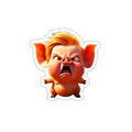 Die-Cut Stickers - Angry Little Orange Pig