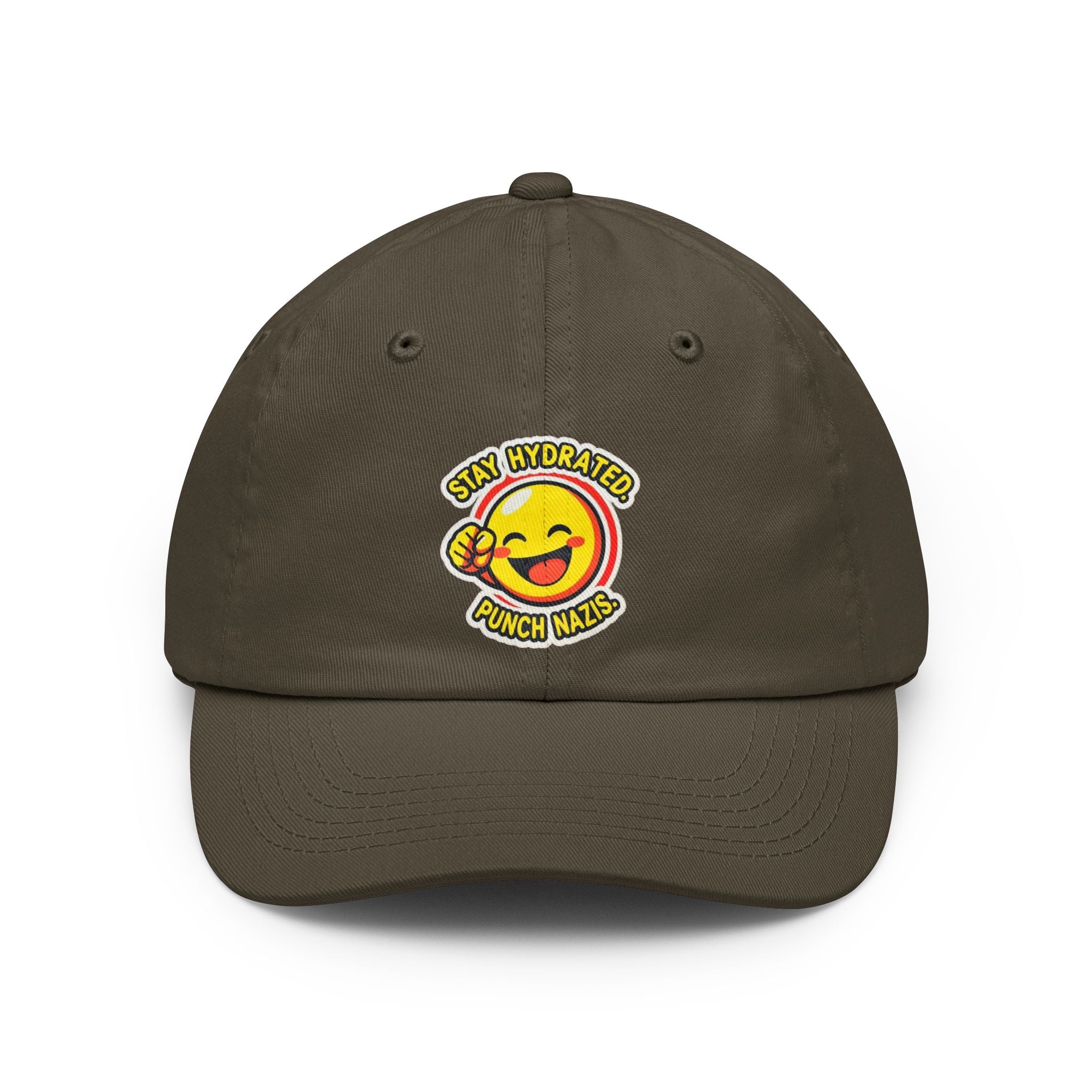 "Stay Hydrated Punch Nazis" Smiley Cap