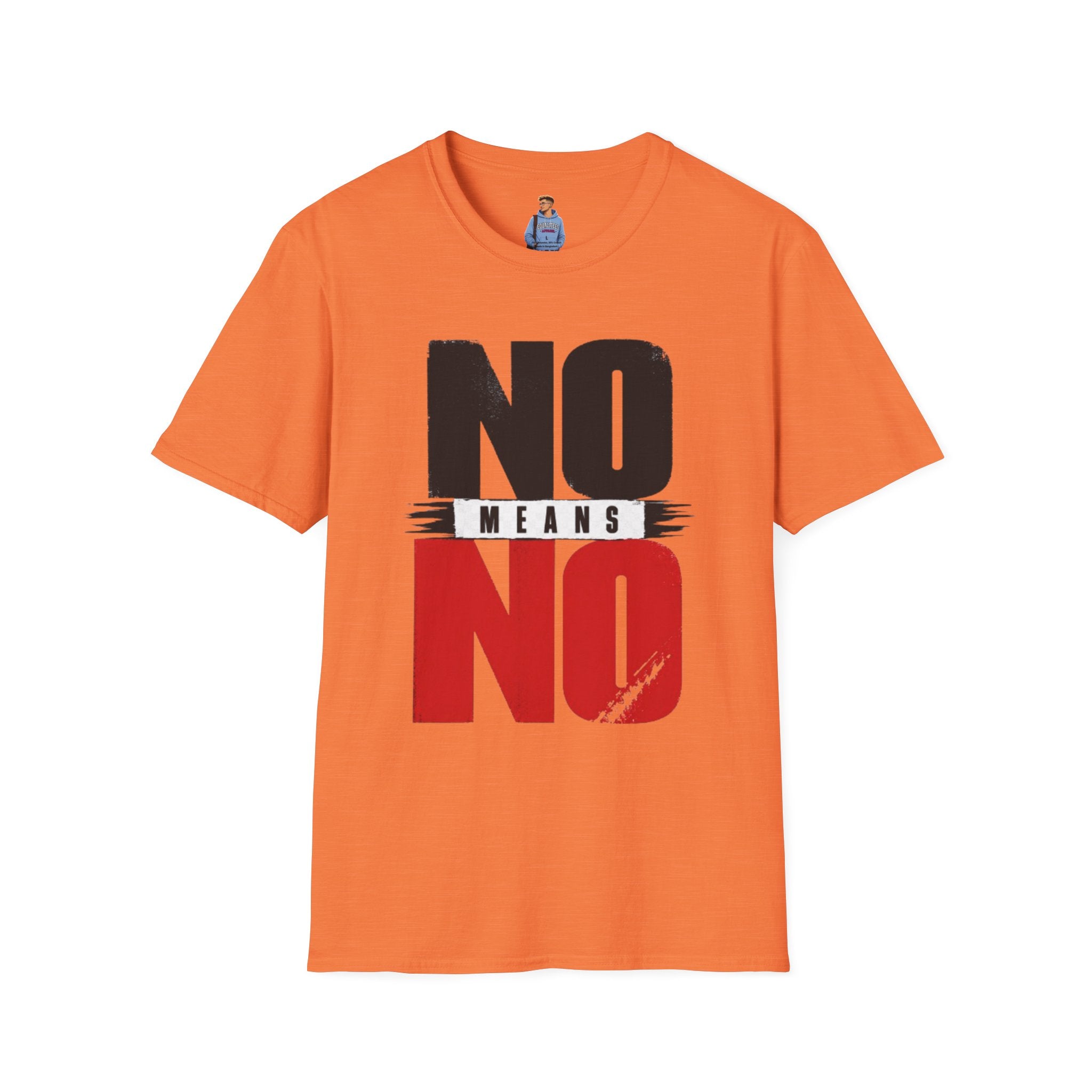NO Means NO T-Shirt — Consent Awareness Graphic Tee
