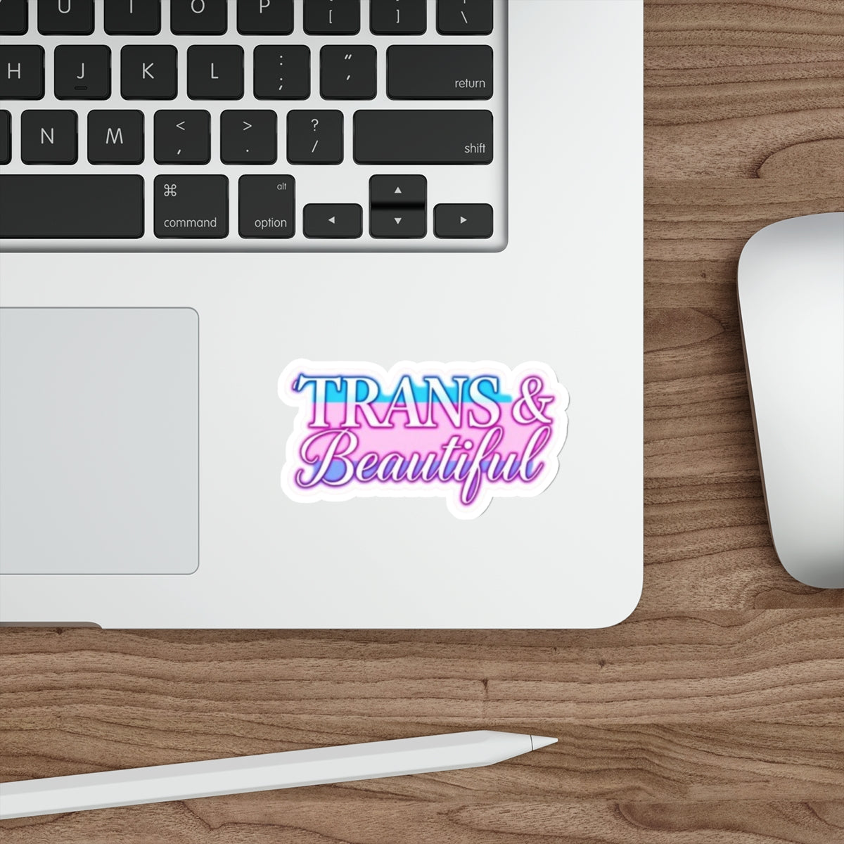 Die-Cut Stickers - TRANS & BEAUTIFUL - EqualiTees.Me