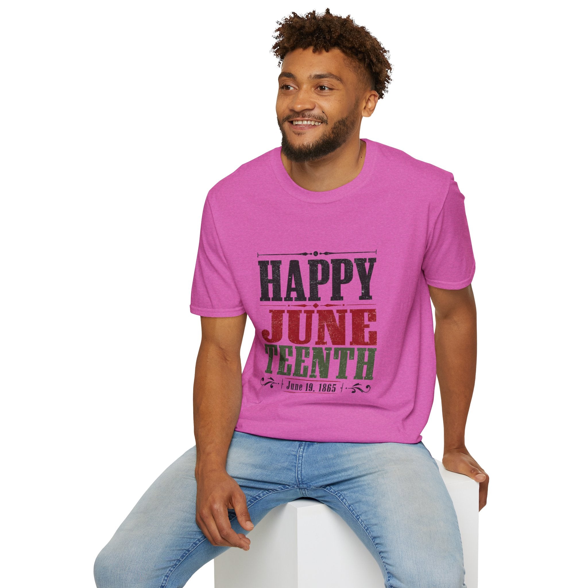 Juneteenth T-Shirt — "Happy Juneteenth" Celebration Tee