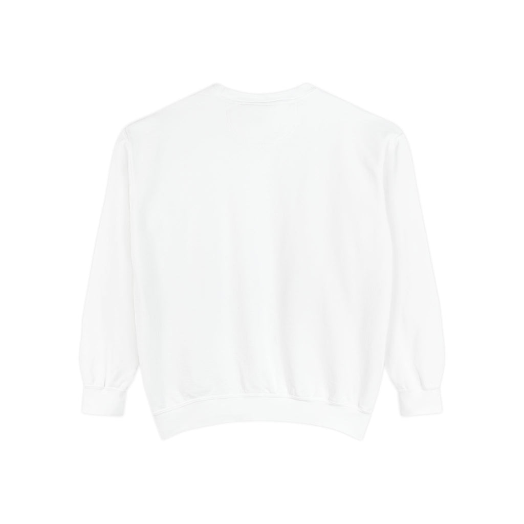 Be The Light Floral Sweatshirt - Unisex Garment-Dyed Cozy Apparel