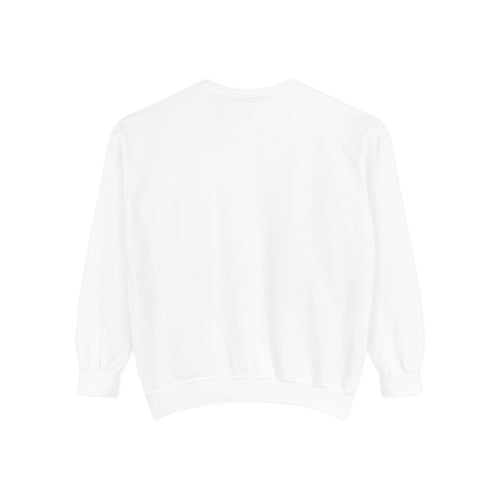 Sudadera floral "Be The Light" - Ropa unisex acogedora teñida en prenda