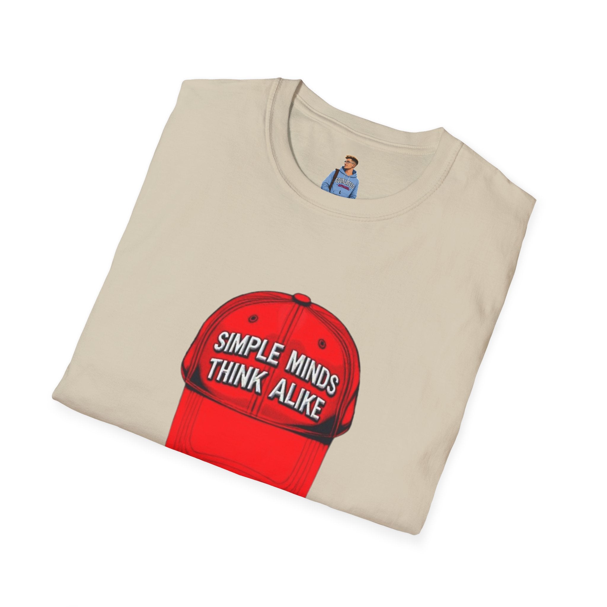 Simple Minds Think Alike T-Shirt' & 'Make America Think Again' Graphic Tee