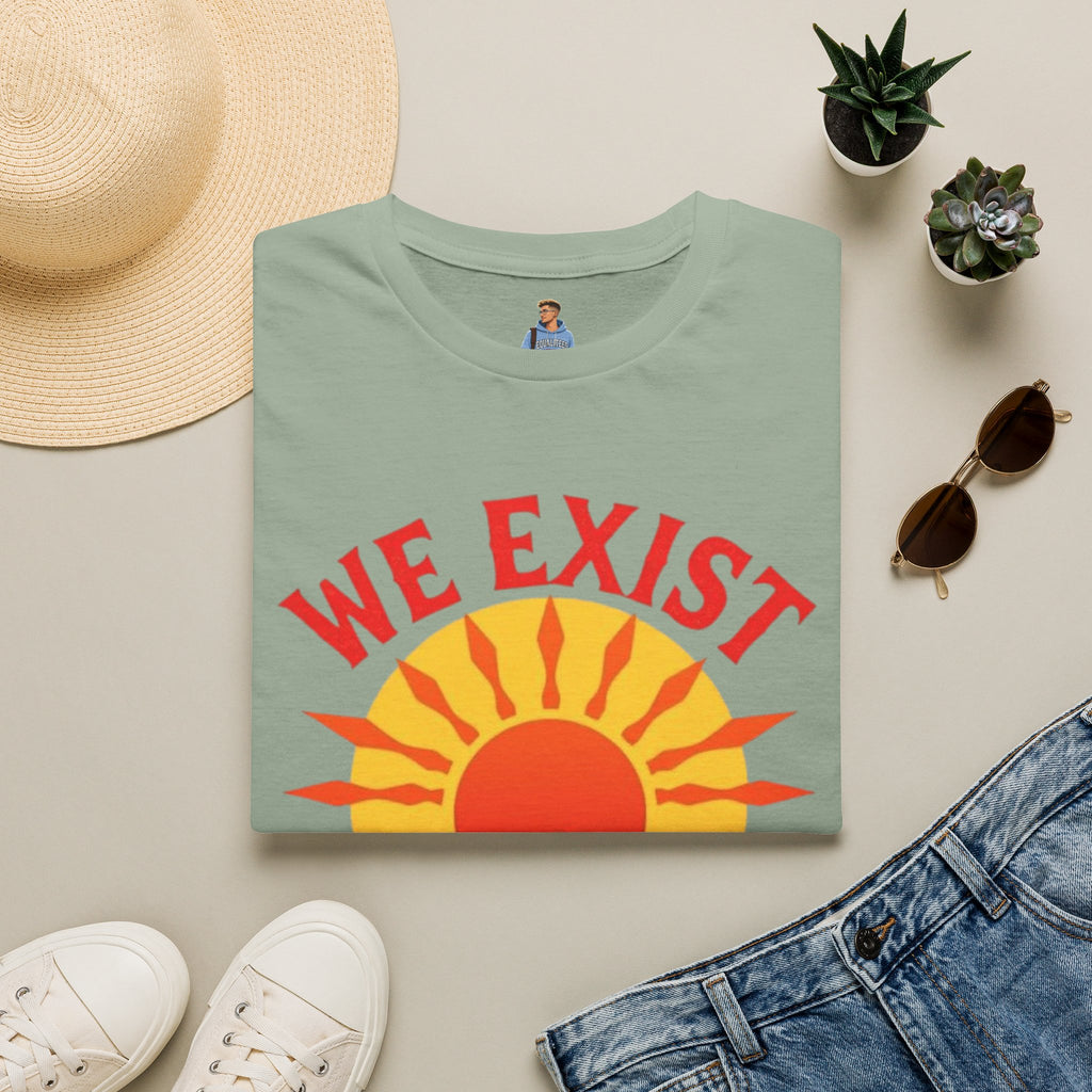 Unisex Softstyle T-Shirt, We Exist We Resist We Rise