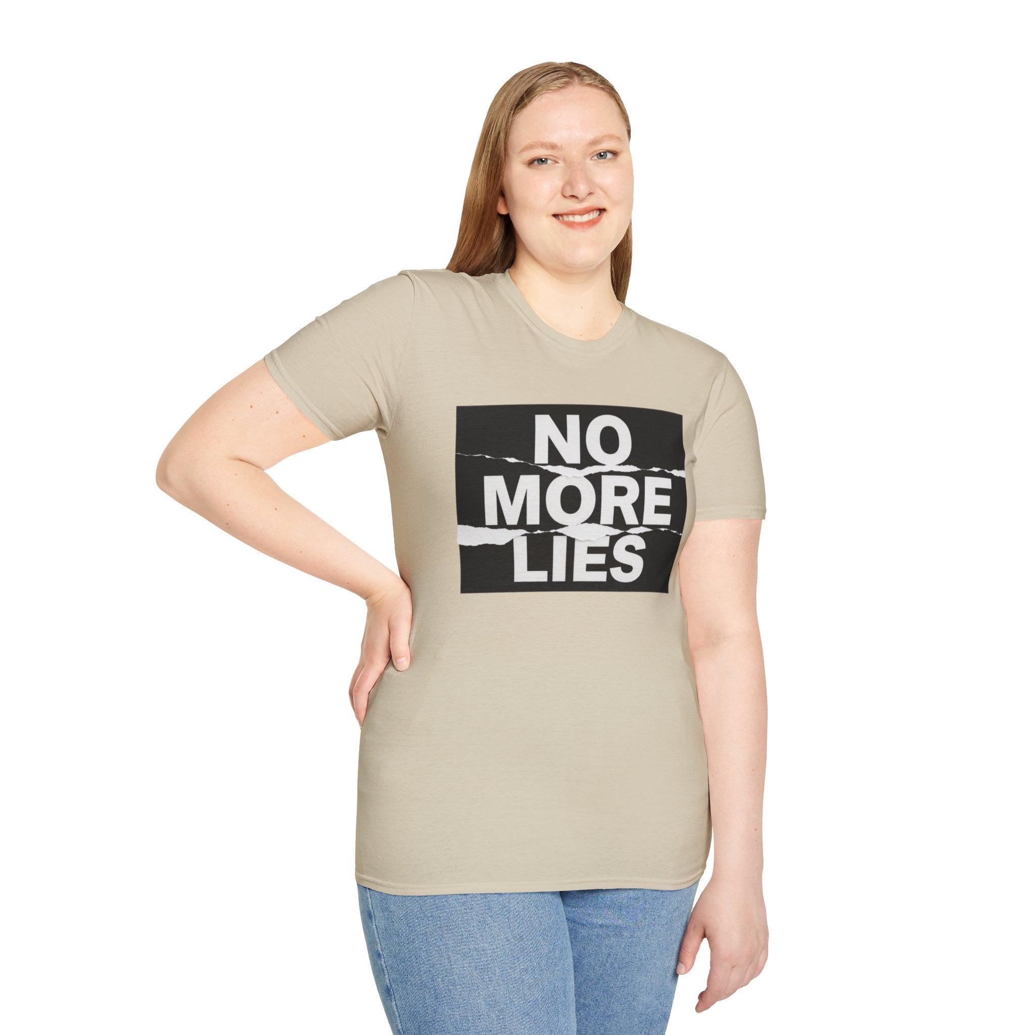 No More Lies T-Shirt — Bold Protest Graphic Tee