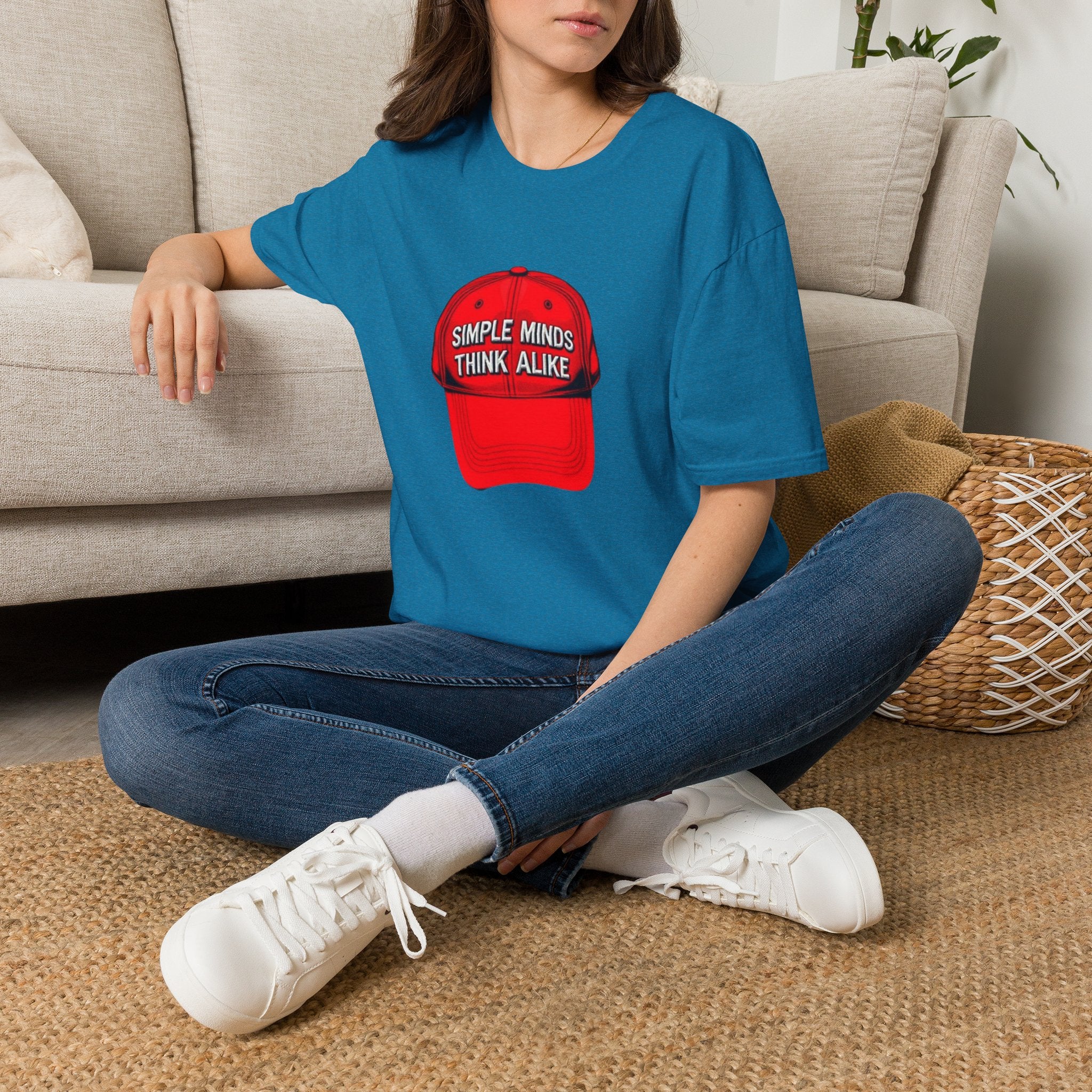 Simple Minds Think Alike T-Shirt' & 'Make America Think Again' Graphic Tee