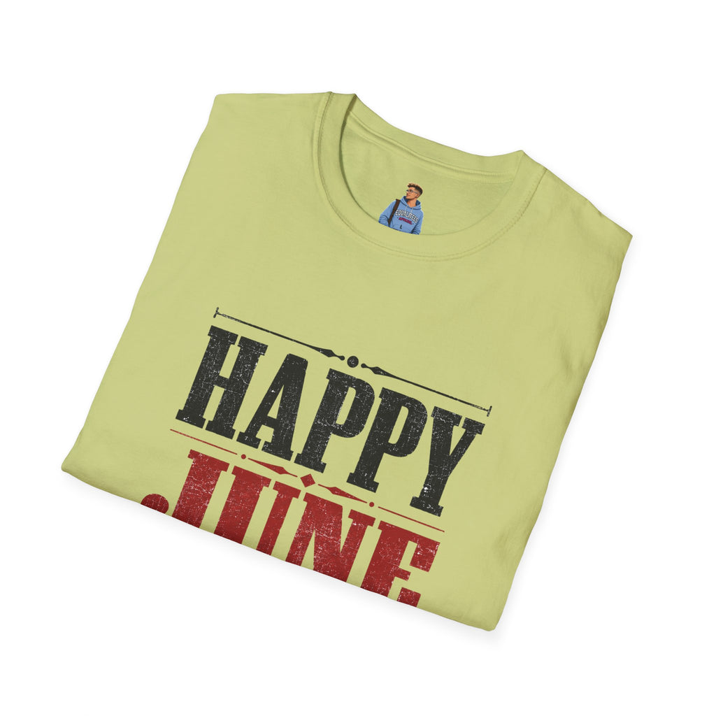 Juneteenth T-Shirt — "Happy Juneteenth" Celebration Tee
