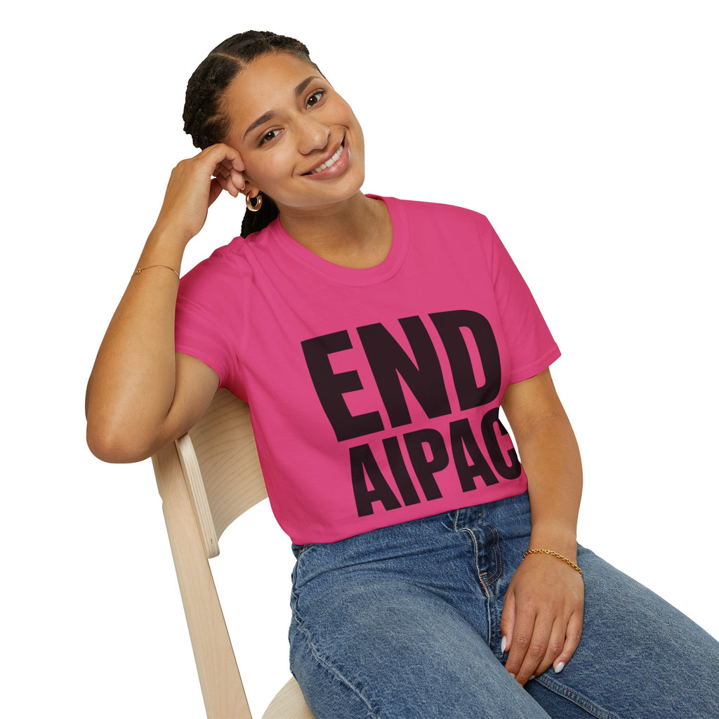END AIPAC Bold Protest T-Shirt