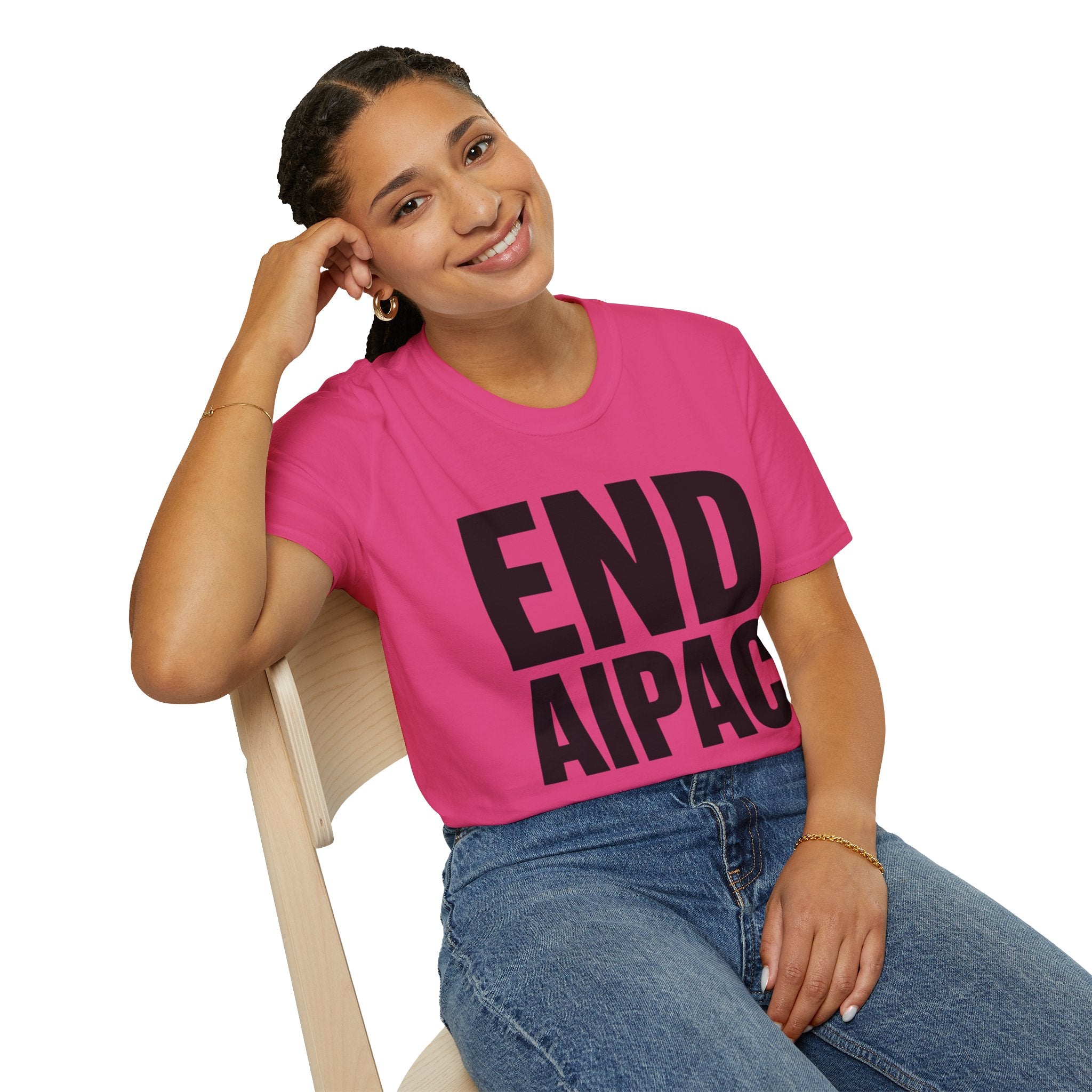 END AIPAC Bold Protest T-Shirt