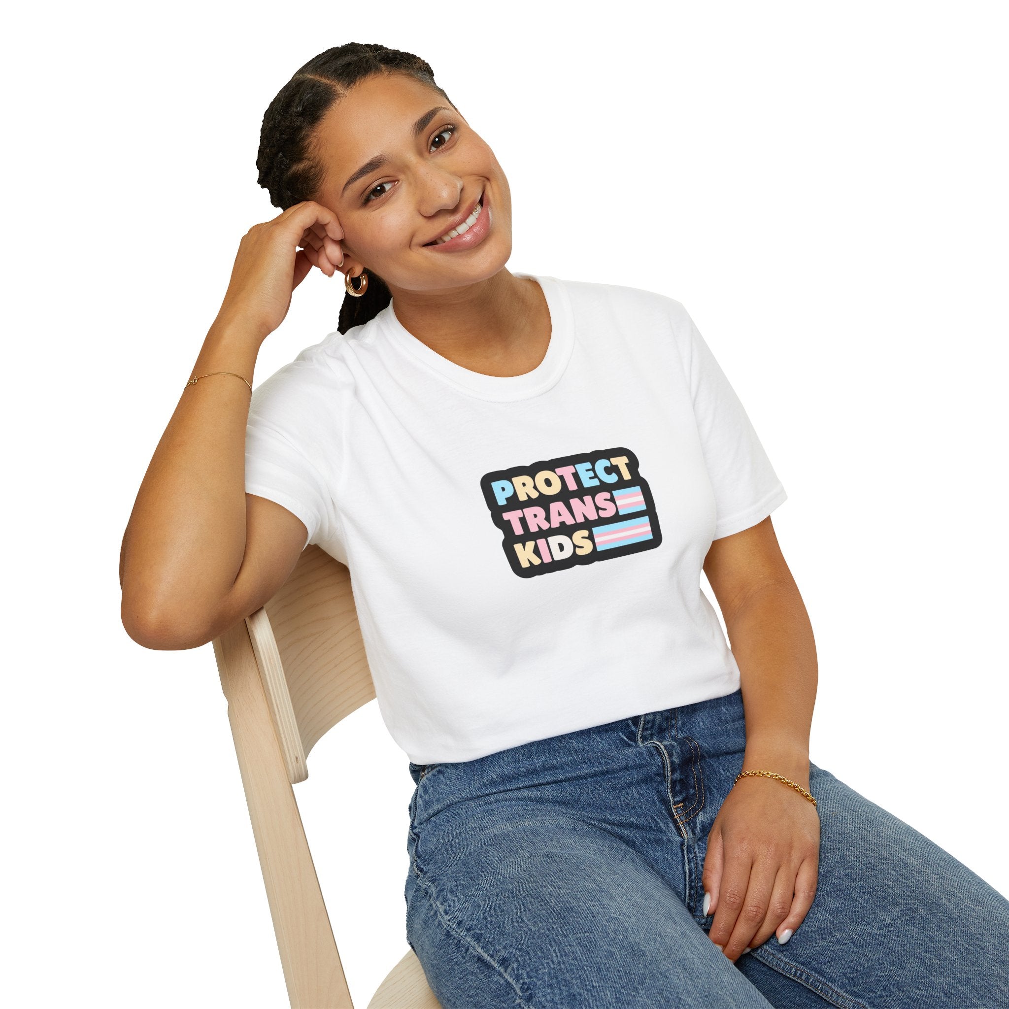 Camiseta unisex de estilo suave "Protect Trans Kids" - Empowerment &amp; Pride Apparel