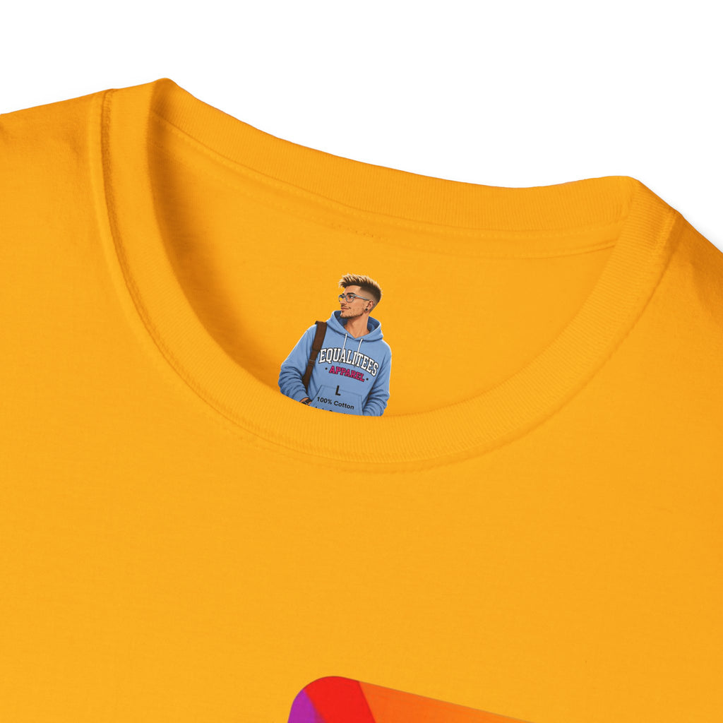 Pride-Theme Unisex Softstyle T-Shirt - "True freedom is Equality for ALL"