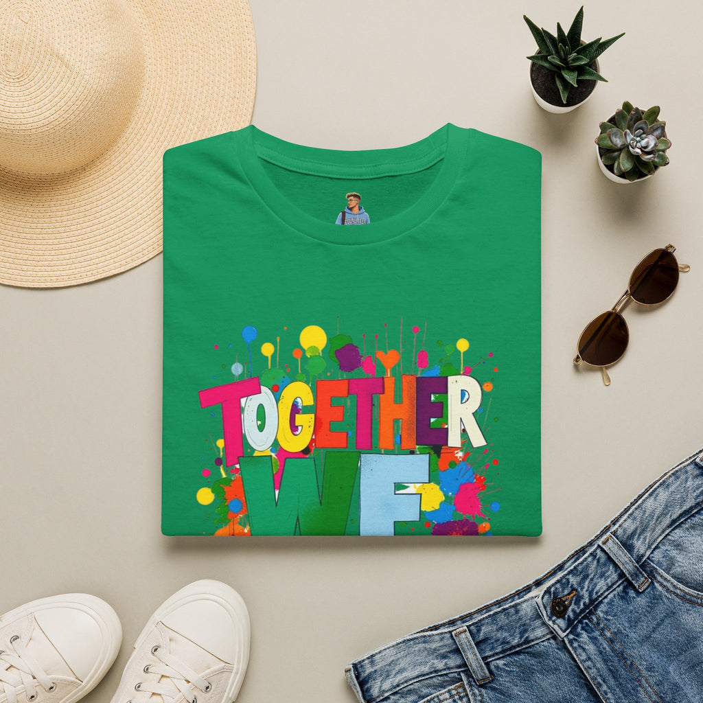 Juntos nos levantamos Camiseta unisex de estilo suave