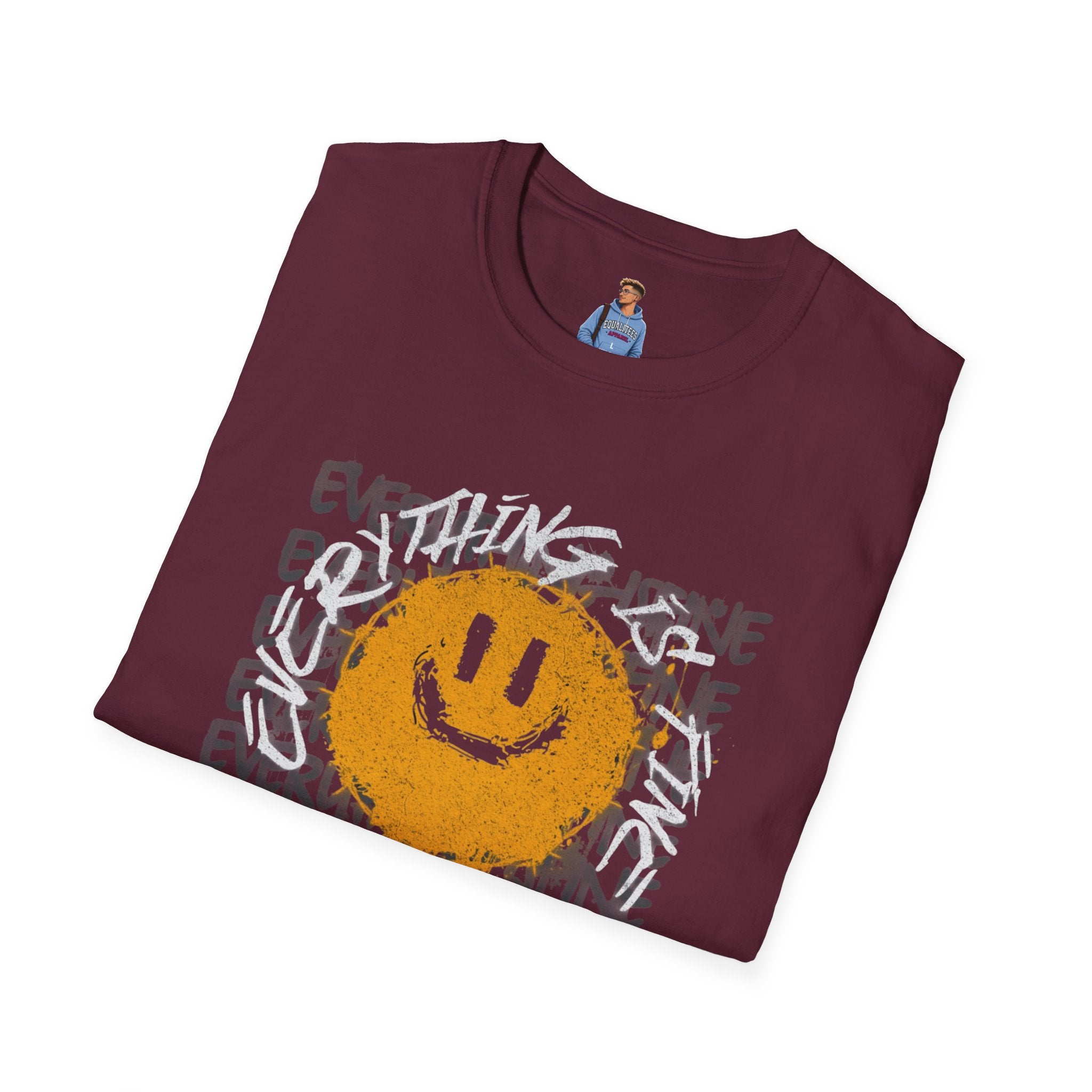 Camiseta unisex divertida y suave con la frase "Todo está bien", camiseta sarcástica, camiseta gráfica humorística, camiseta con frase del Apocalipsis, regalo para amantes de las bromas