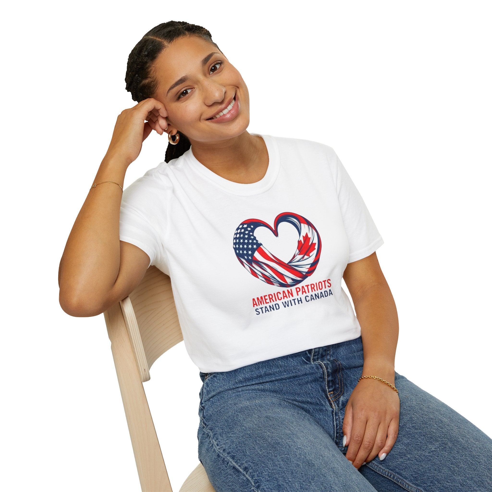 American Patriots Stand with Canada T-shirt