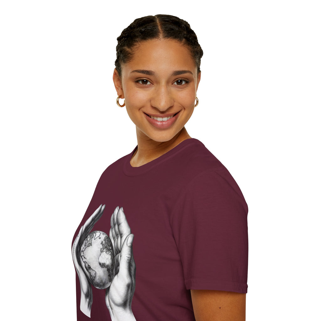 Earth in Your Hands T-Shirt — Protect the Planet Graphic Tee