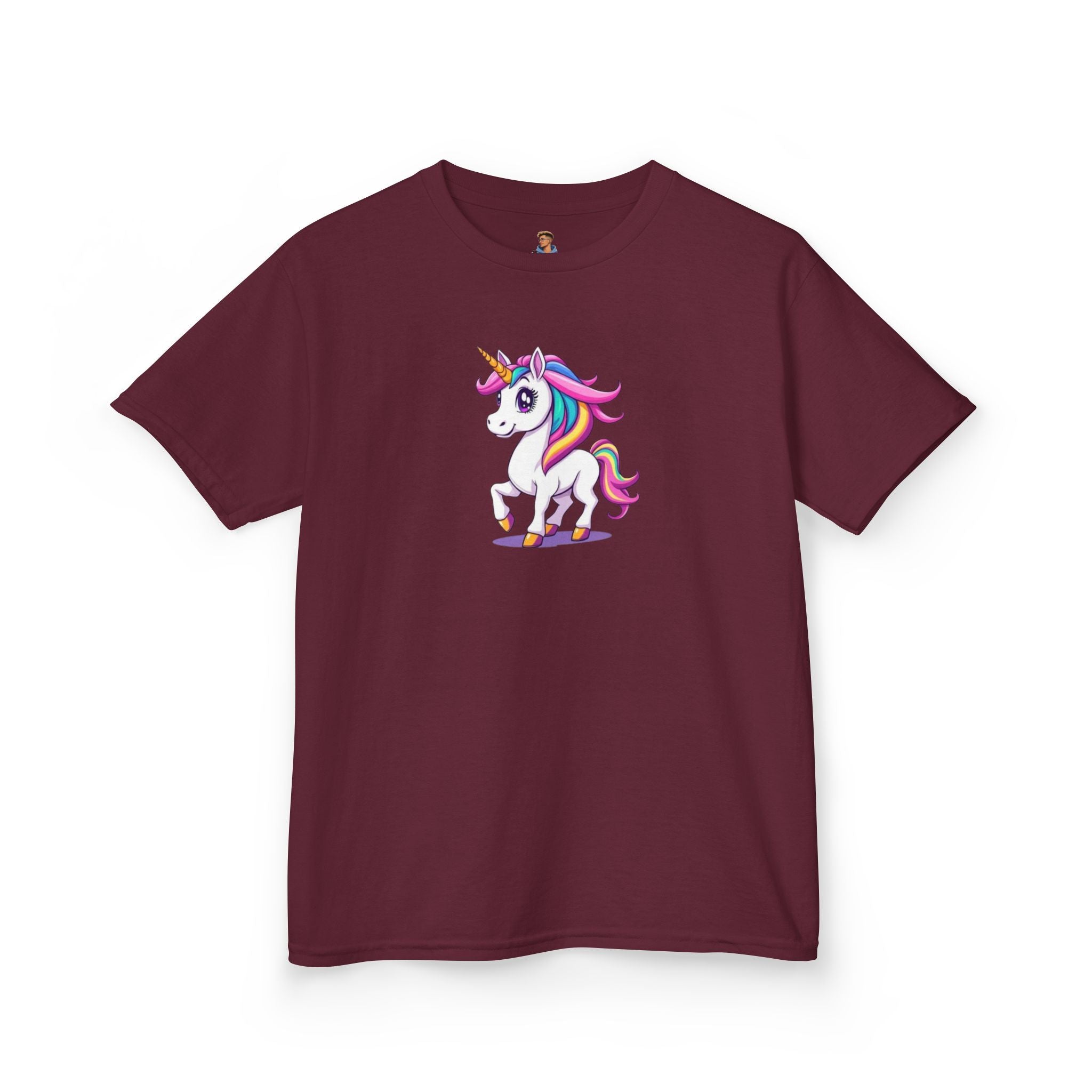 Camiseta de algodón pesado para niños Unicorn Kids