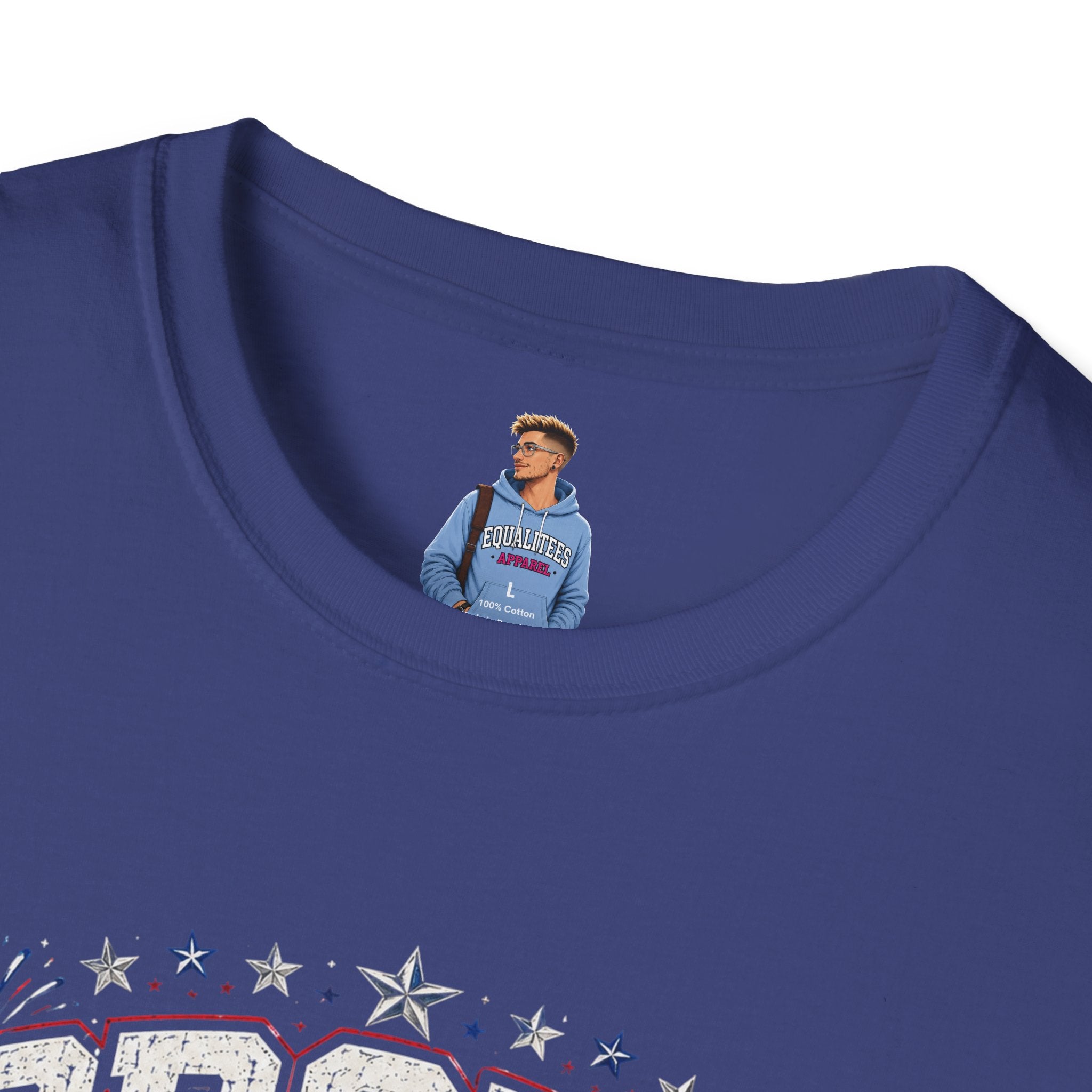 Star Spangled Awesome Graphic Tee ("Proud to Be Delusional Bootlicking Nazi Trash")