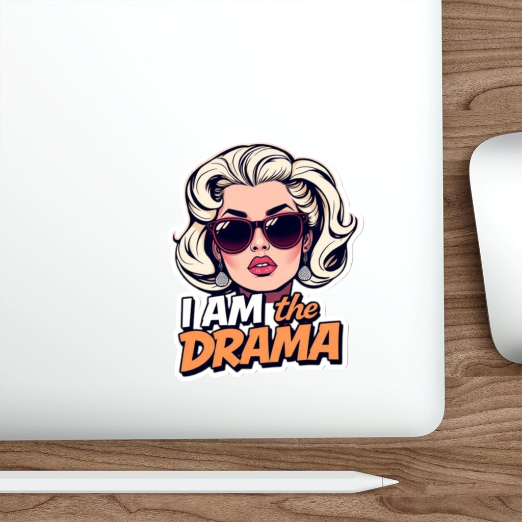 Die-Cut Stickers - I AM the Drama - EqualiTees.Me