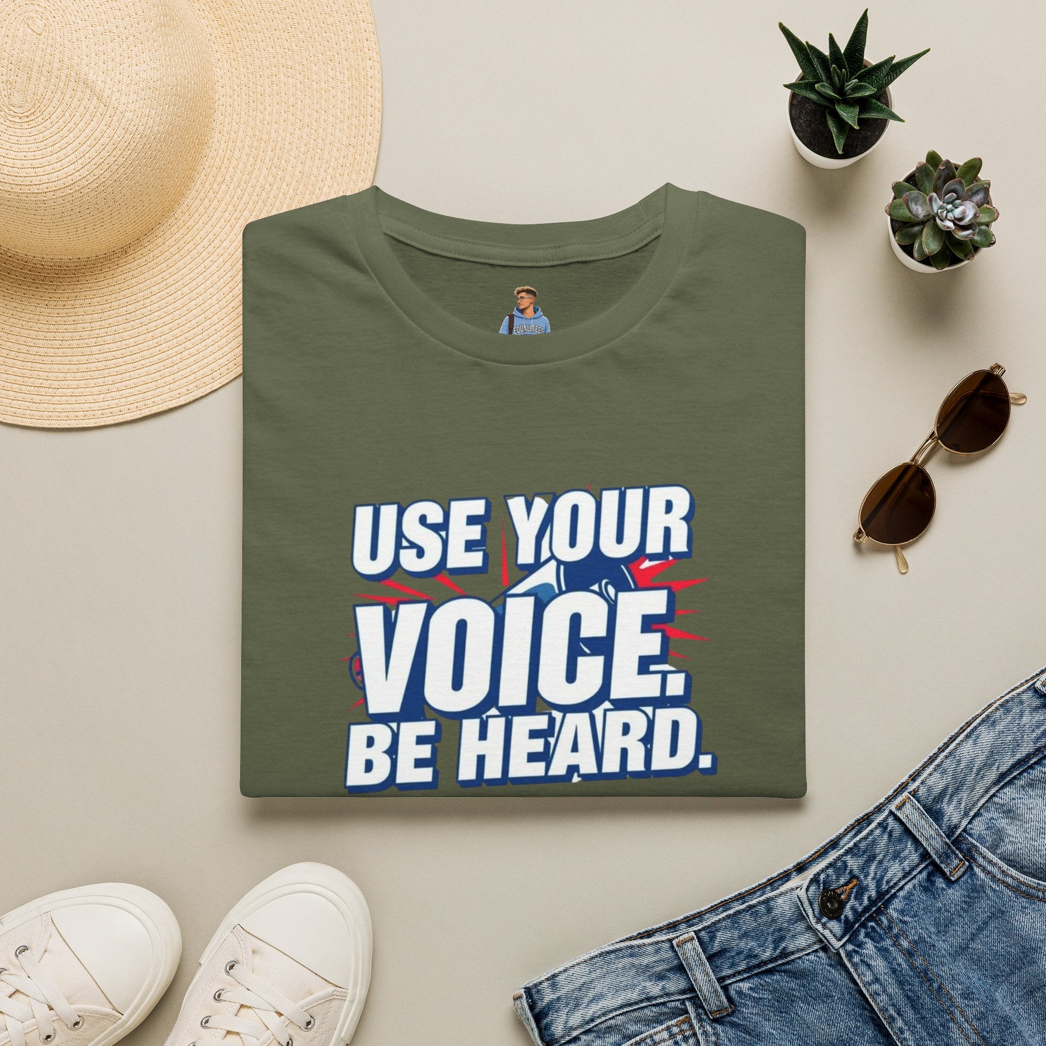 Camiseta de empoderamiento: usa tu voz y hazte escuchar