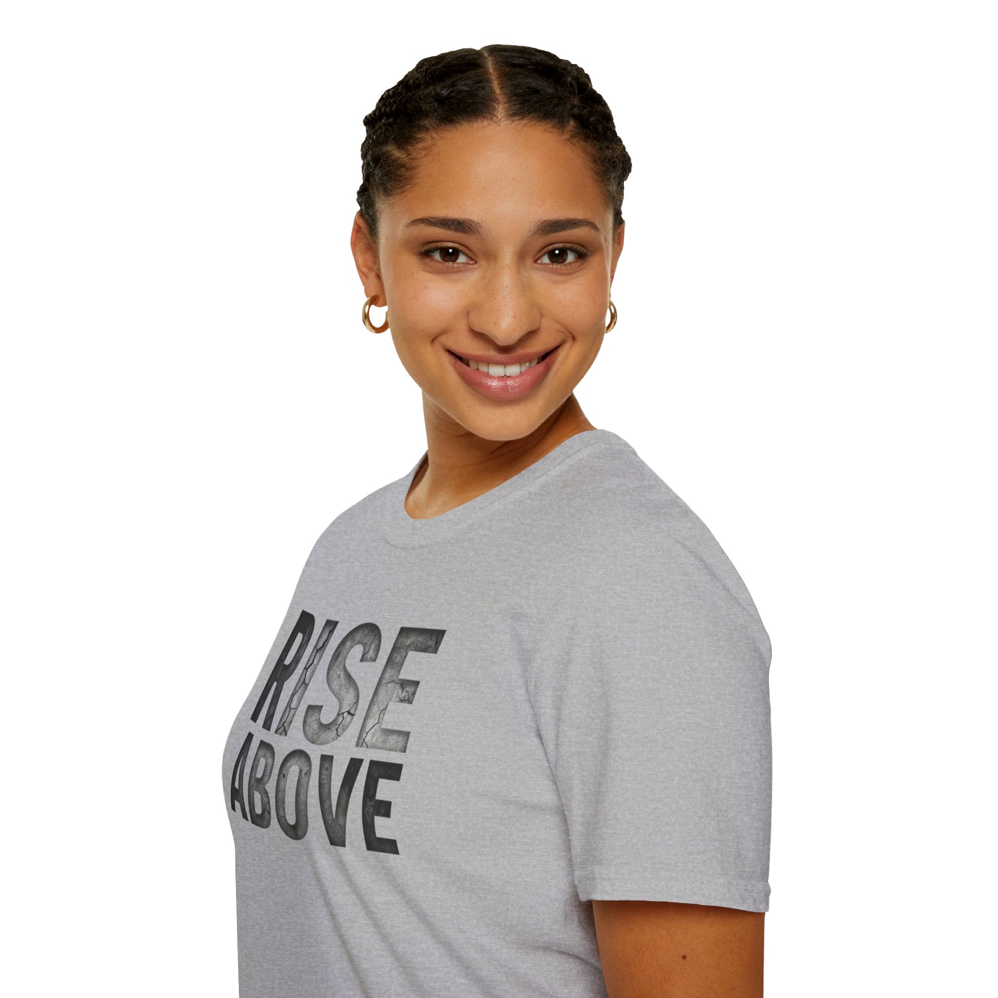 Rise Above Motivational Graphic T-Shirt