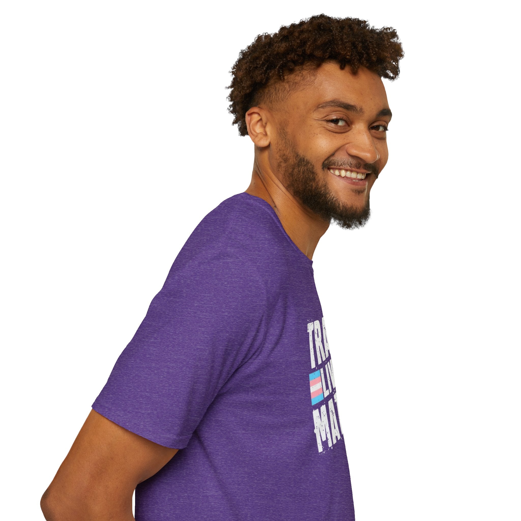 Trans Lives Matter Unisex Softstyle T-Shirt - Support LGBTQ+ Rights