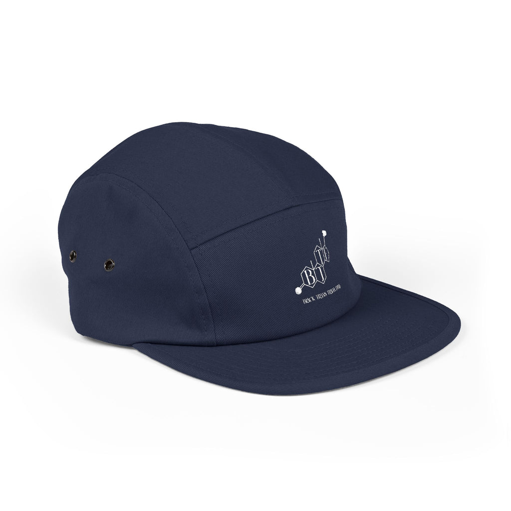 BTTF - Black Trans Travel Fund Embroidered Five-Panel Flat Rim Cap