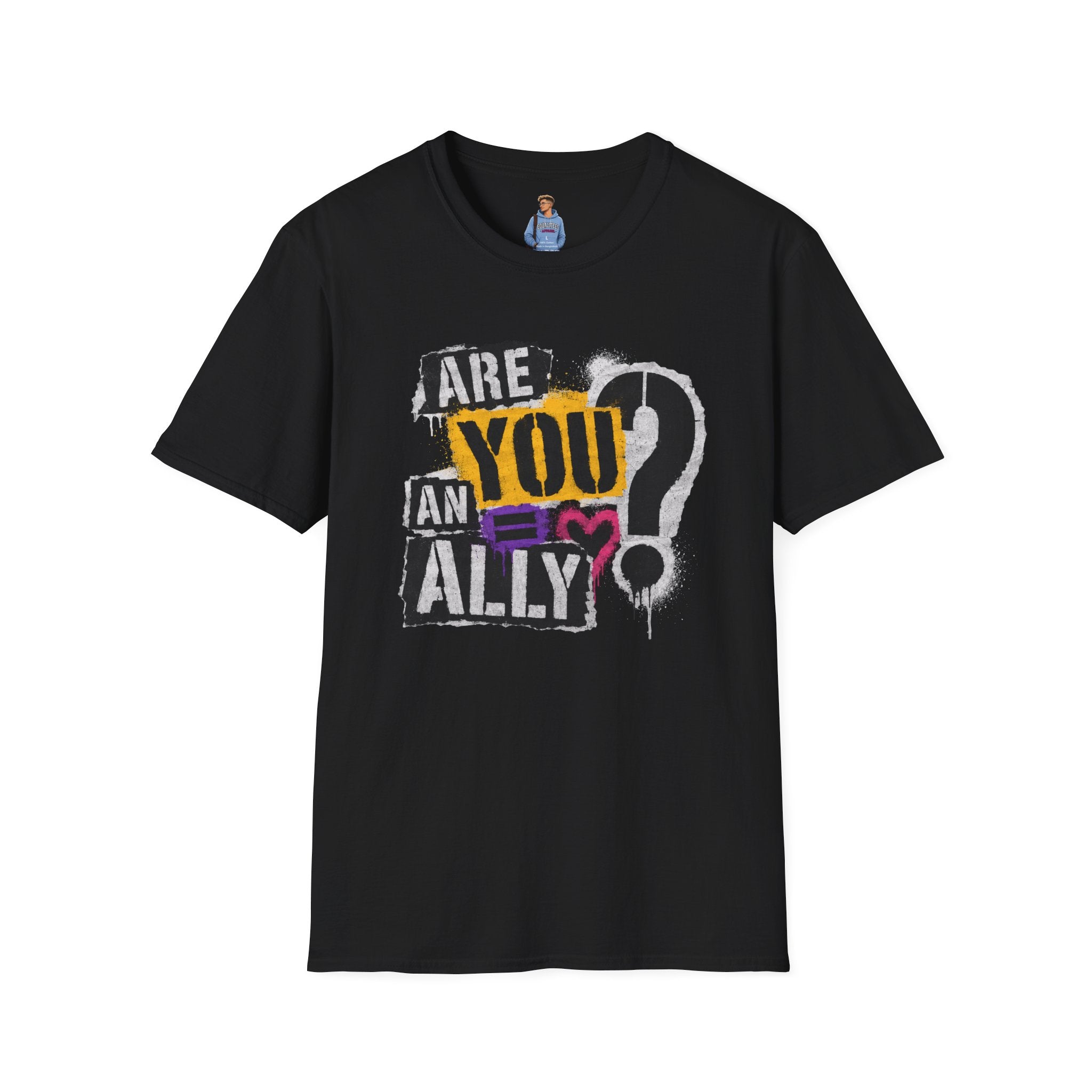 Are You An Ally? Graphic T‑Shirt — Pride & Allyship Tee