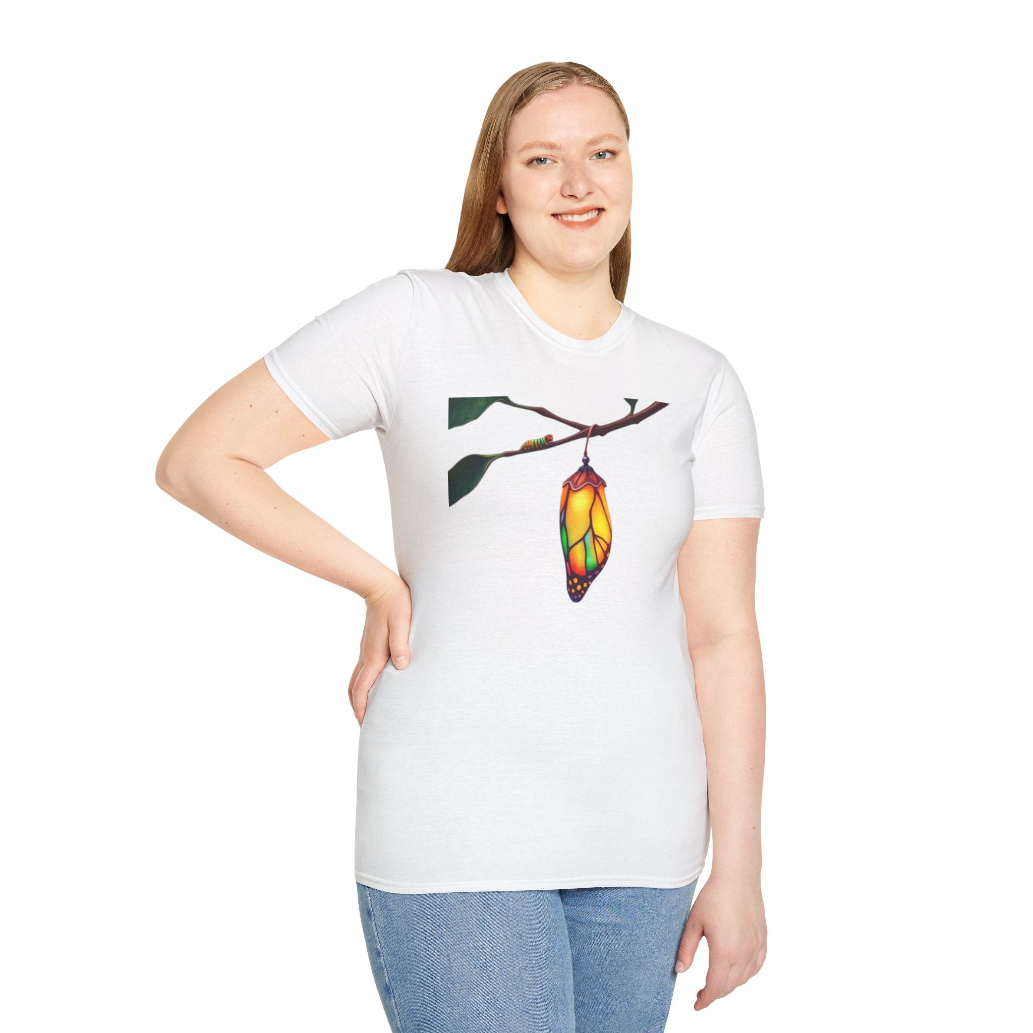 Rainbow Butterfly Cocoon Pride T-Shirt