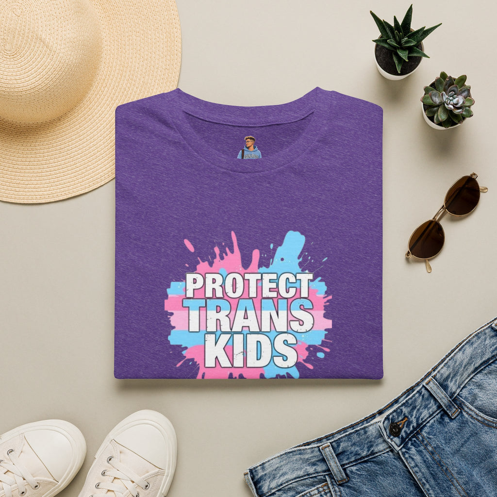 Camiseta unisex infantil "Protect Trans" - Ropa de apoyo LGBTQ+