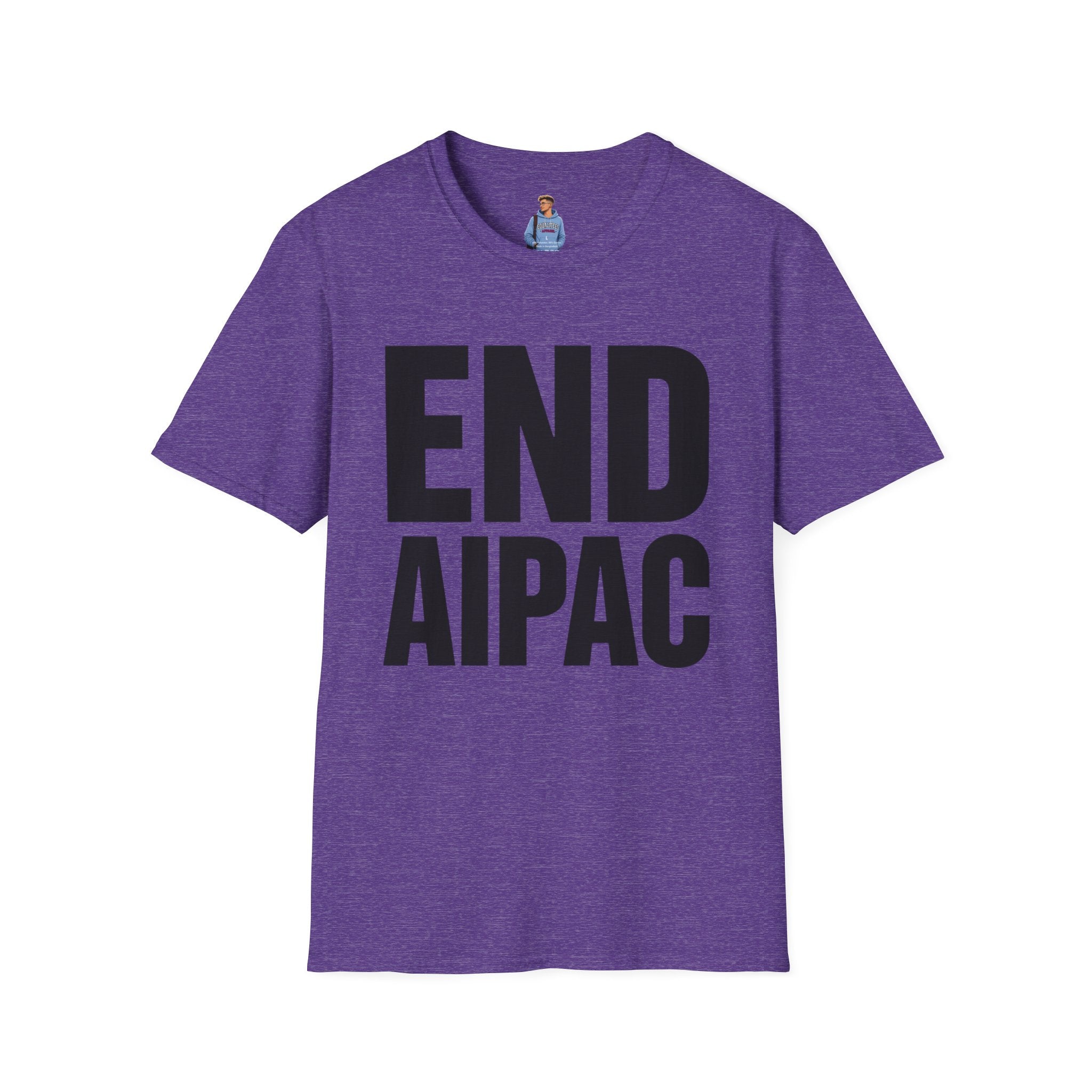 END AIPAC Bold Protest T-Shirt
