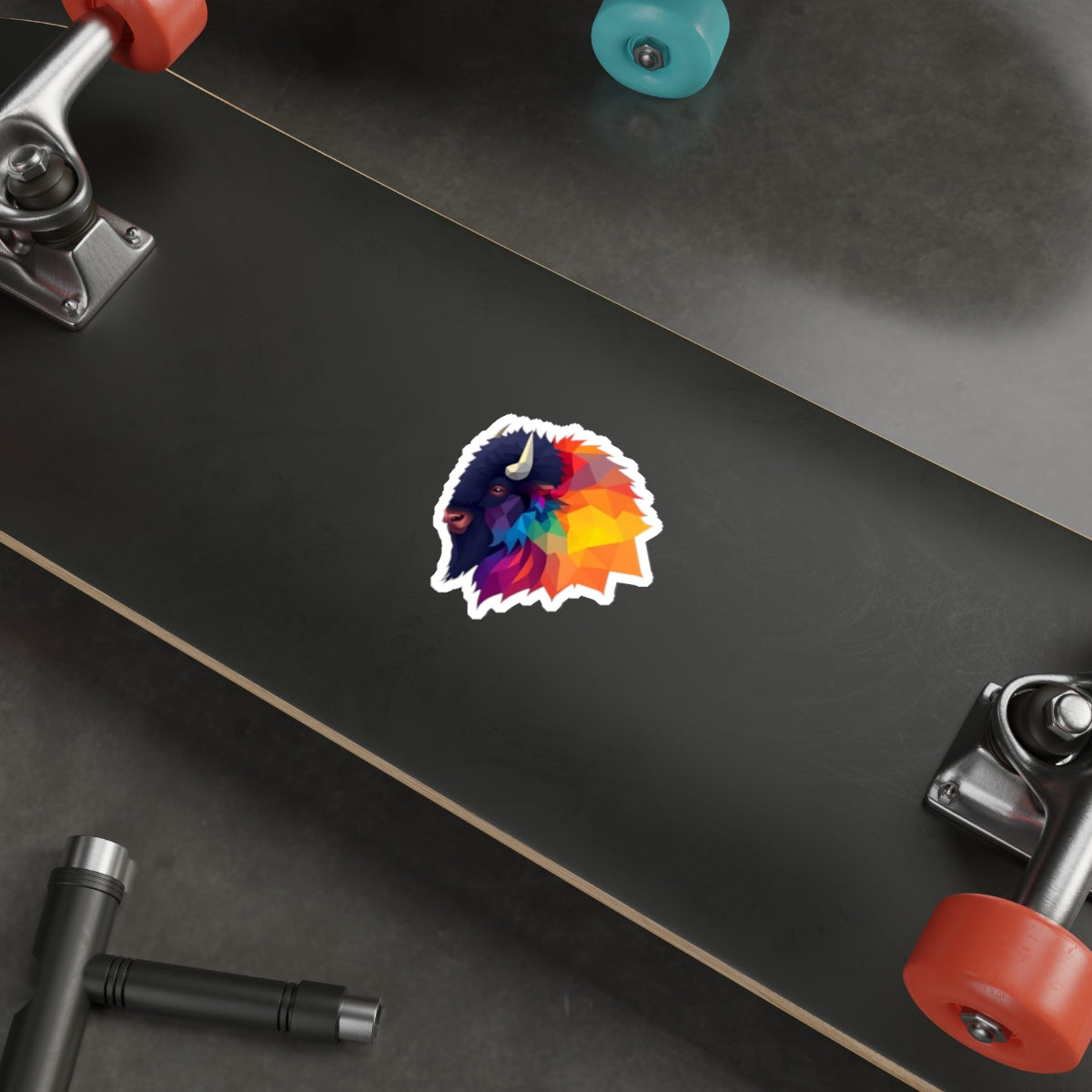 Die-Cut Stickers - Pride Bison - EqualiTees.Me