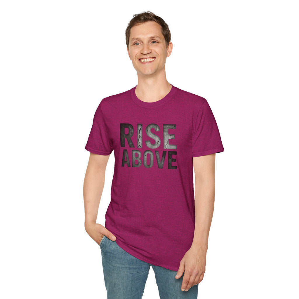 Rise Above Motivational Graphic T-Shirt