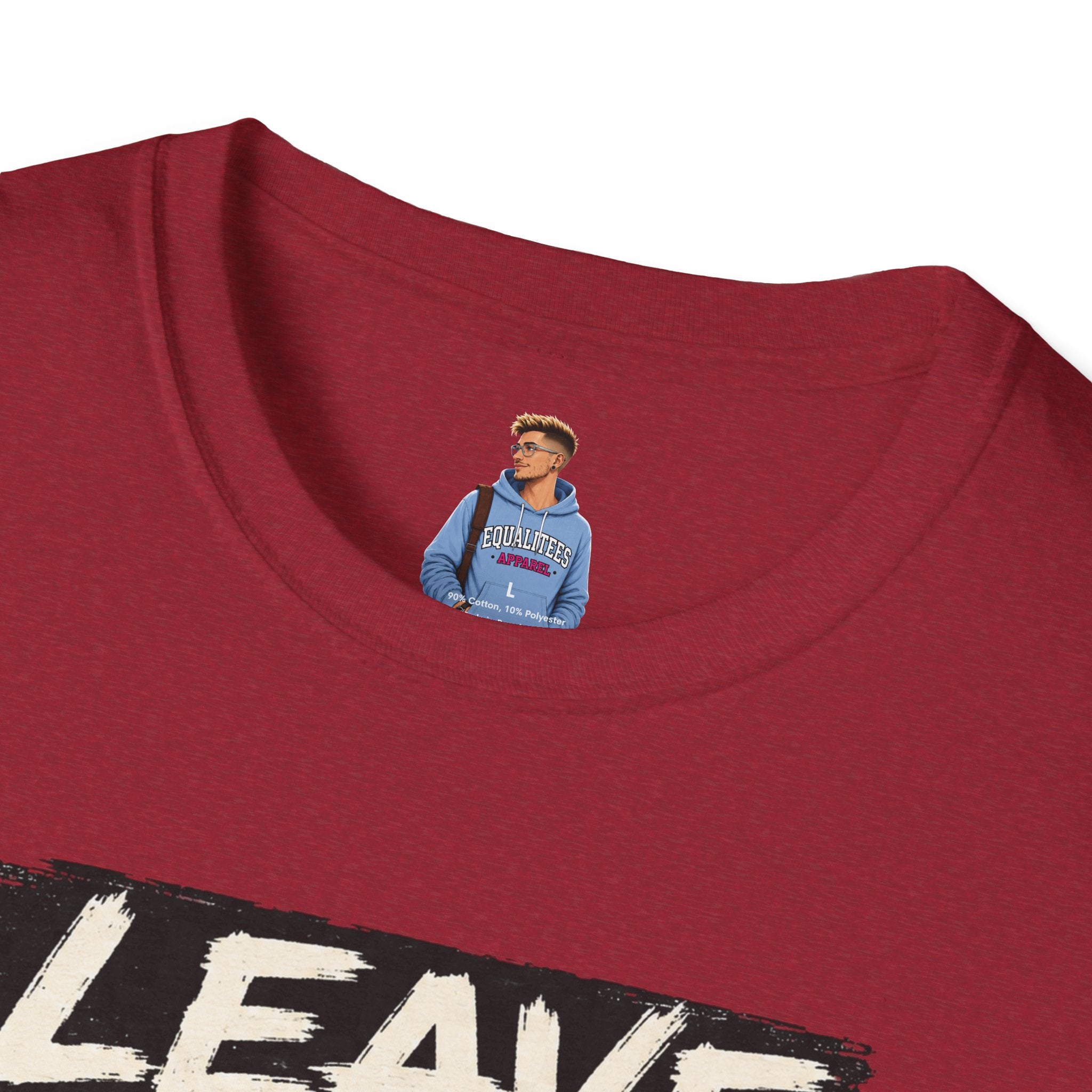 T-Shirt — "Leave Black People Alone" Social Justice Statement Tee